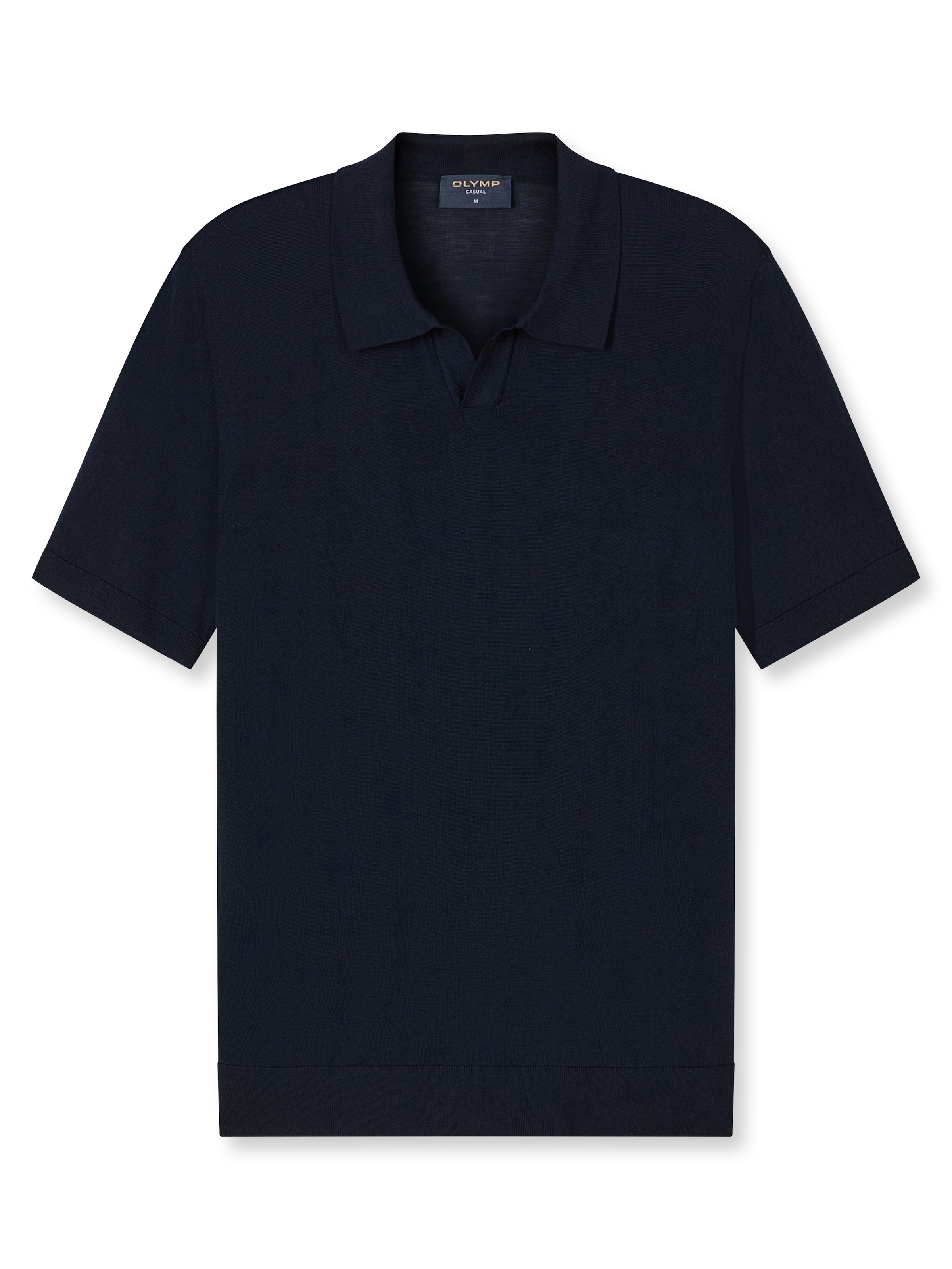 OLYMP Polo »Strick Casual« avec col côtelé, uni