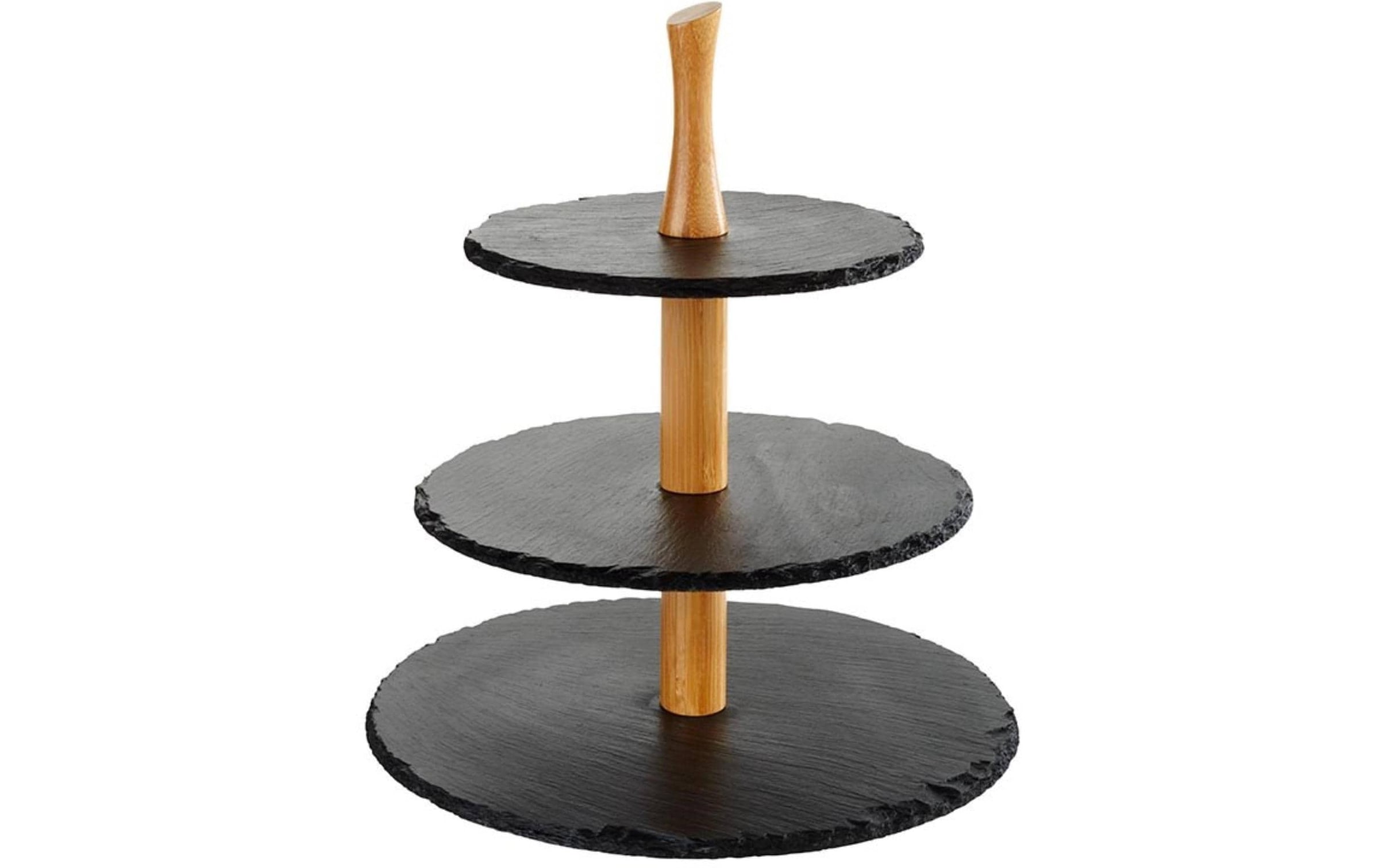 APS Étagère »3-stufige Etagere« mit Holzständer, 3-stöckig