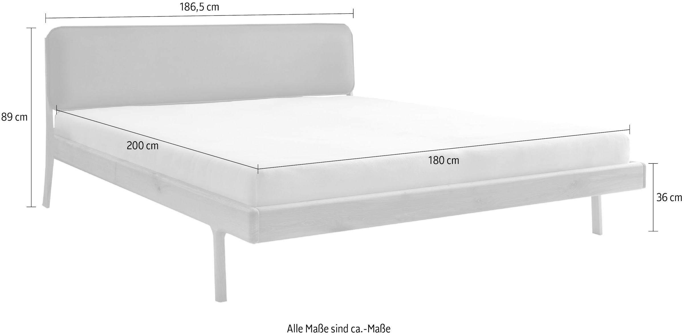 Schlafkontor Massivholzbett »Jerik«