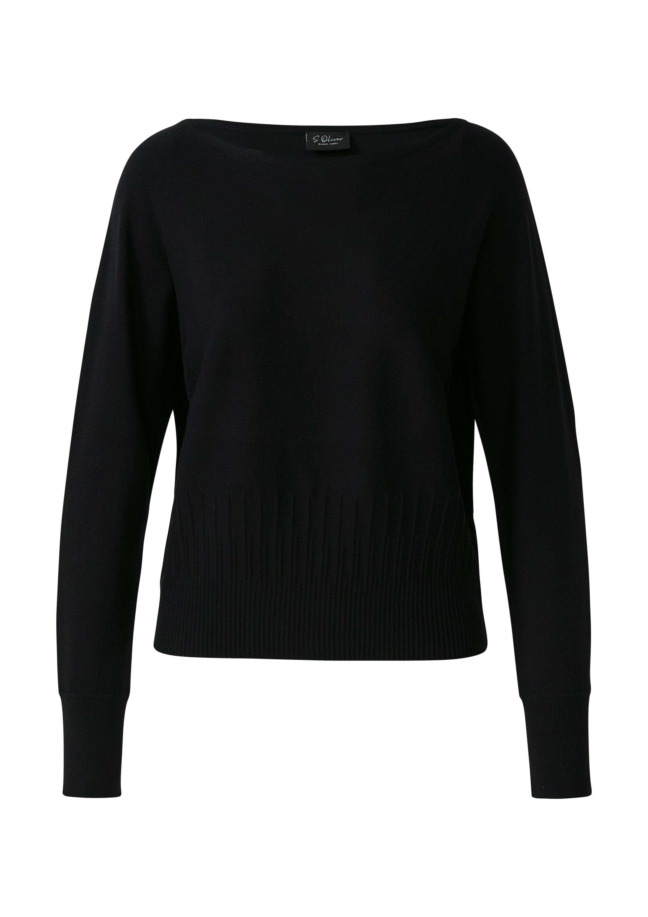 s.Oliver BLACK LABEL Pull en tricot mit Fledermausärmeln