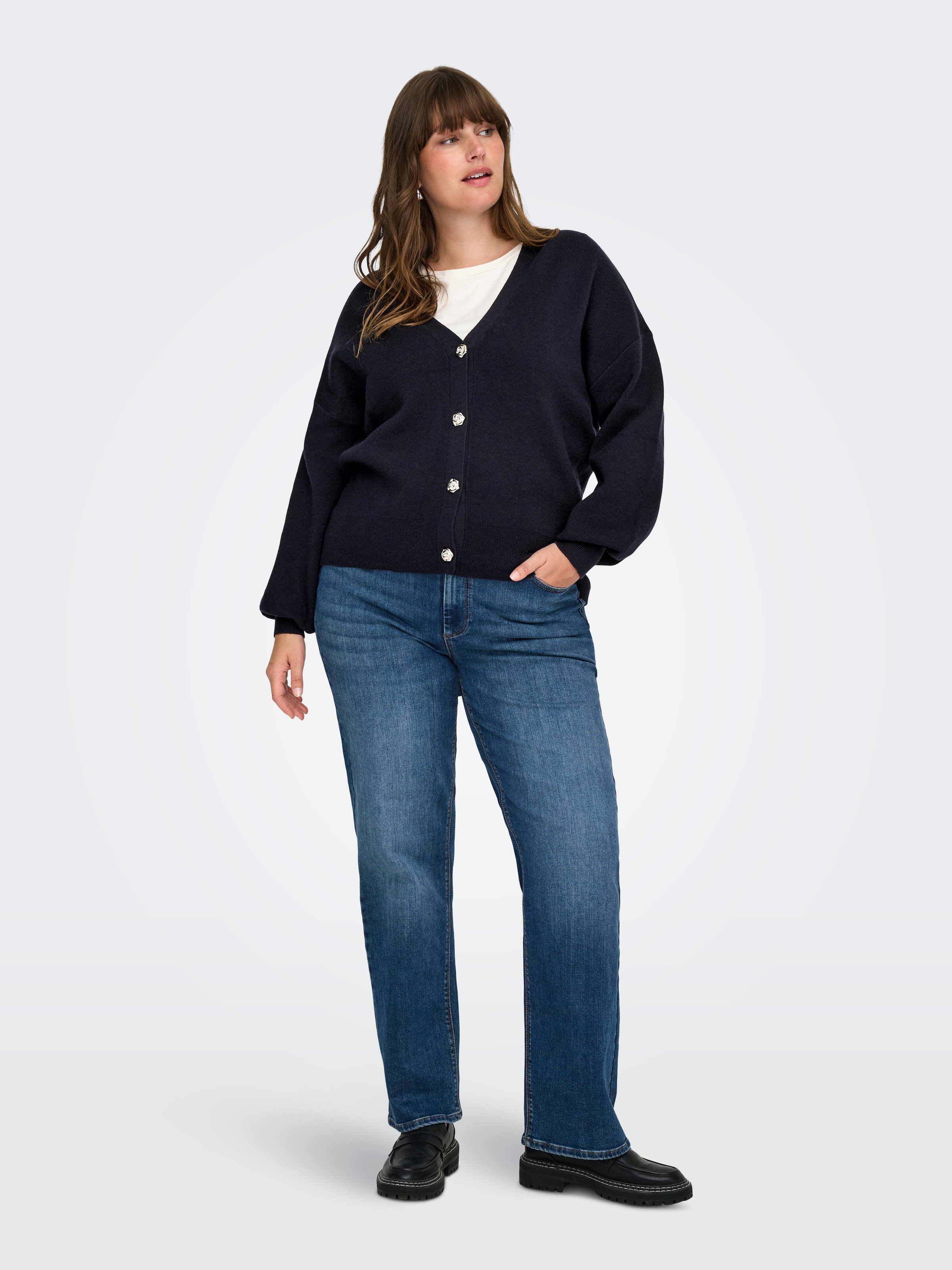 ONLY CARMAKOMA Veste en tricot »CARIBI LS CARDIGAN KNT«