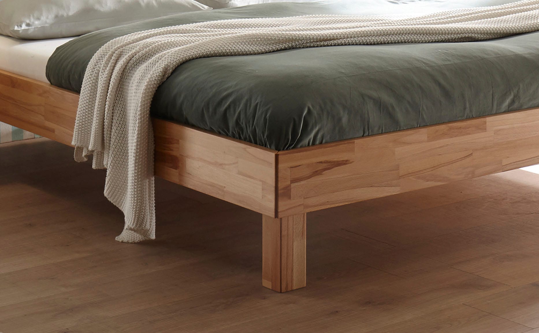 HASENA Lit en bois »Rapallo« hauteur de semelle 25 cm