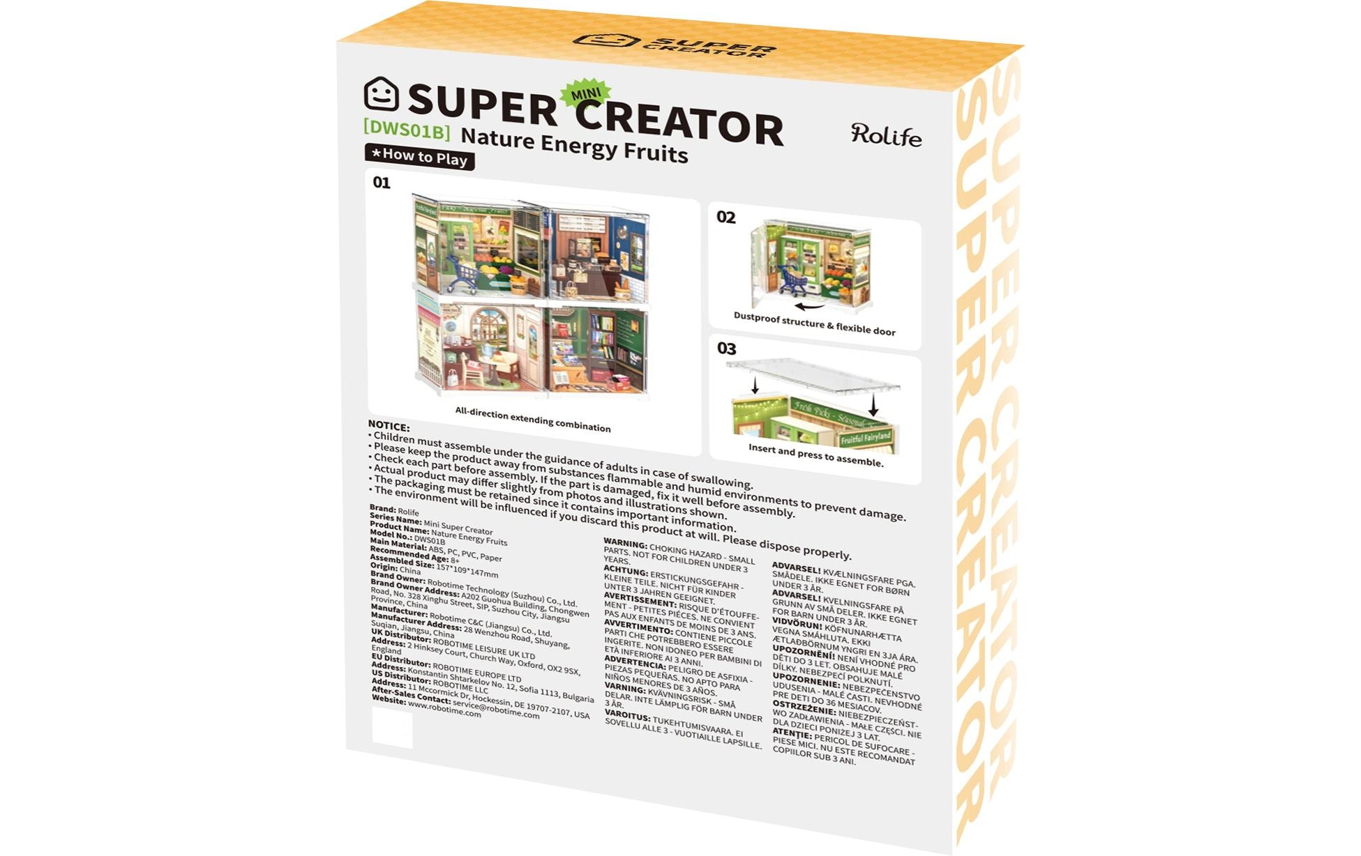   Modellbausatz »RoboTime Nature Energy Fruits«