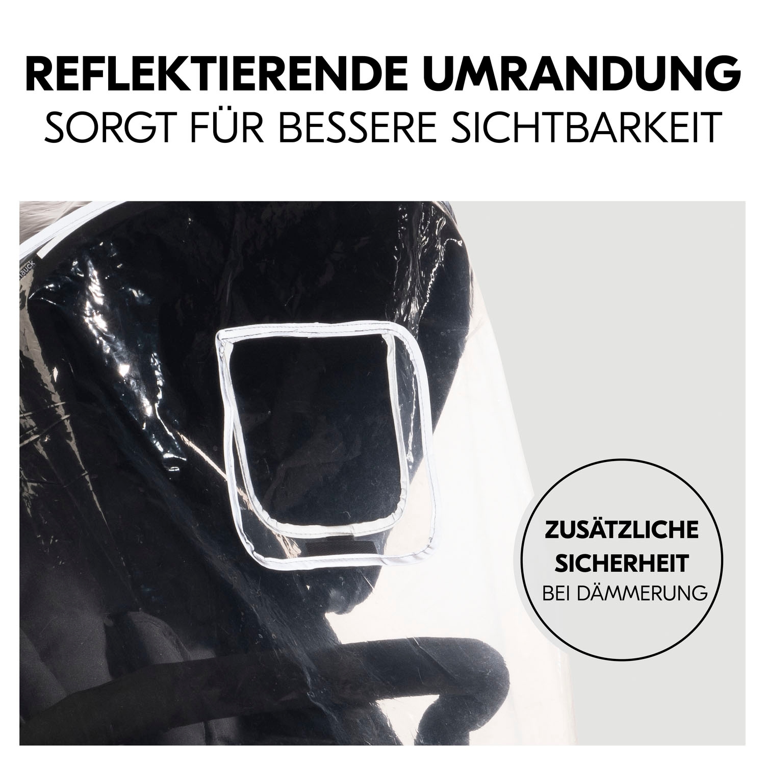 Hauck Kinderwagen-Regenschutzhülle »Pushchair Raincover 3W« für 3-Rad-Buggy