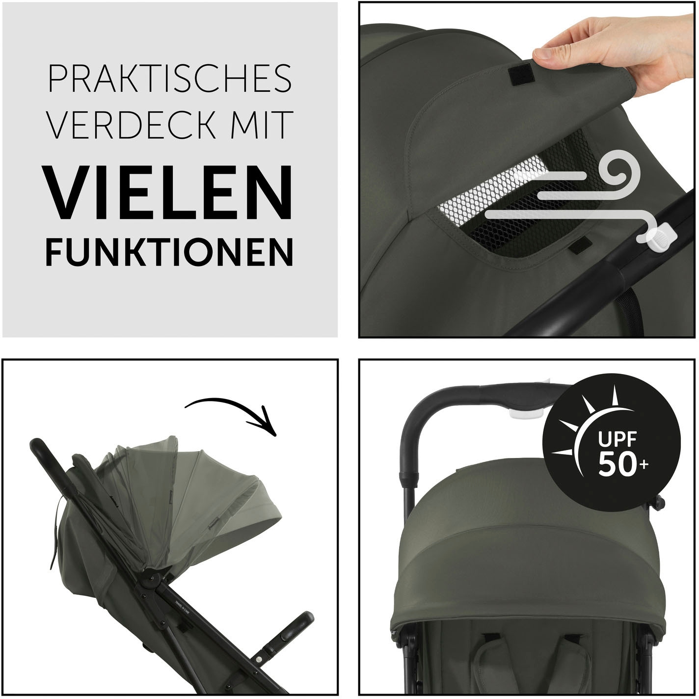 Hauck Poussette pour enfants »Travel N Care« 25 kilos Reisebuggy, leicht; bis 25 kg belastbar