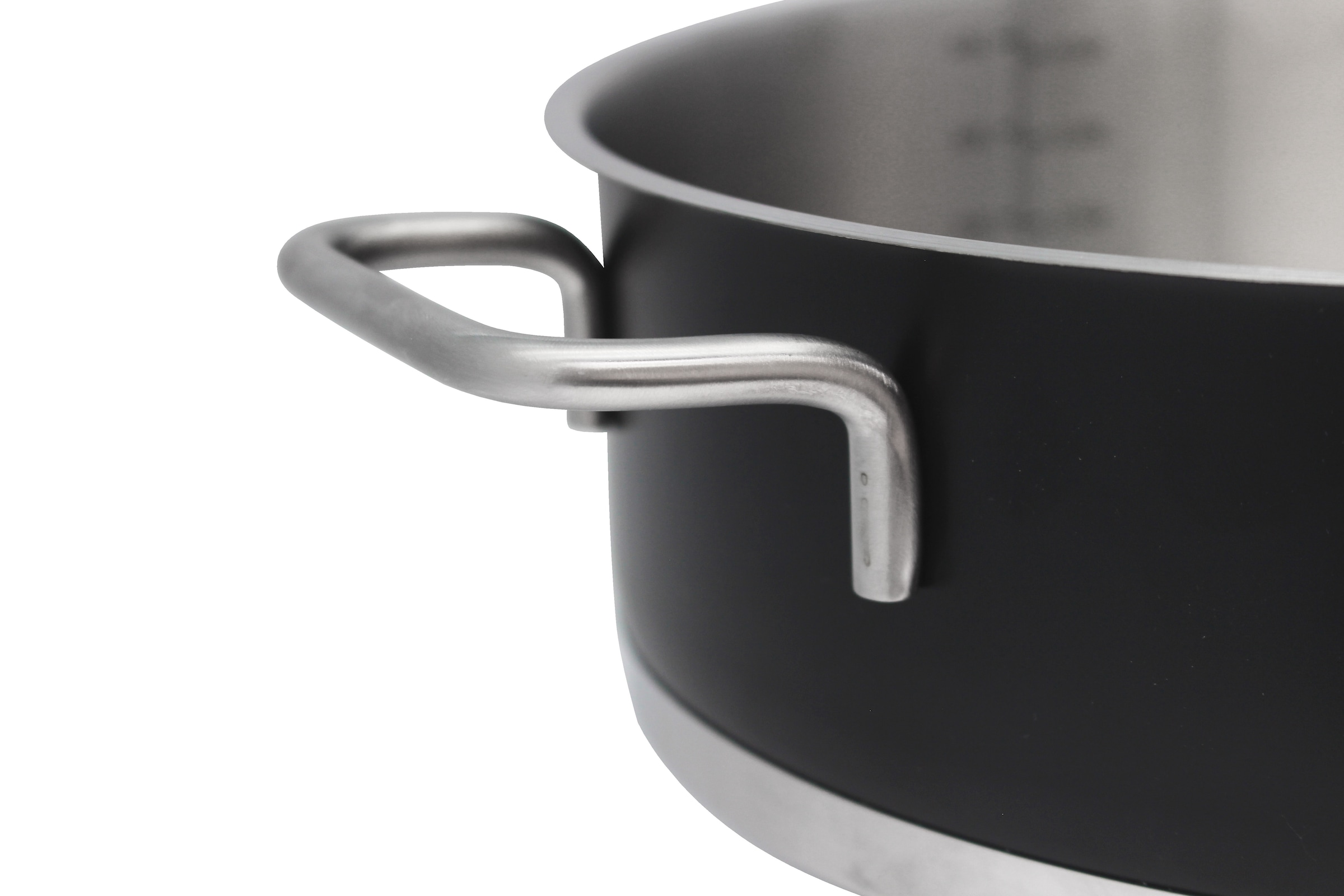 SANSIBAR LIVING Servierpfanne »TORLAND, mit Glasdeckel« Edelstahl 18/8 Set, 1 tlg. mit Literskala und Öl-Dosier-System, geeignet für alle Herdarten