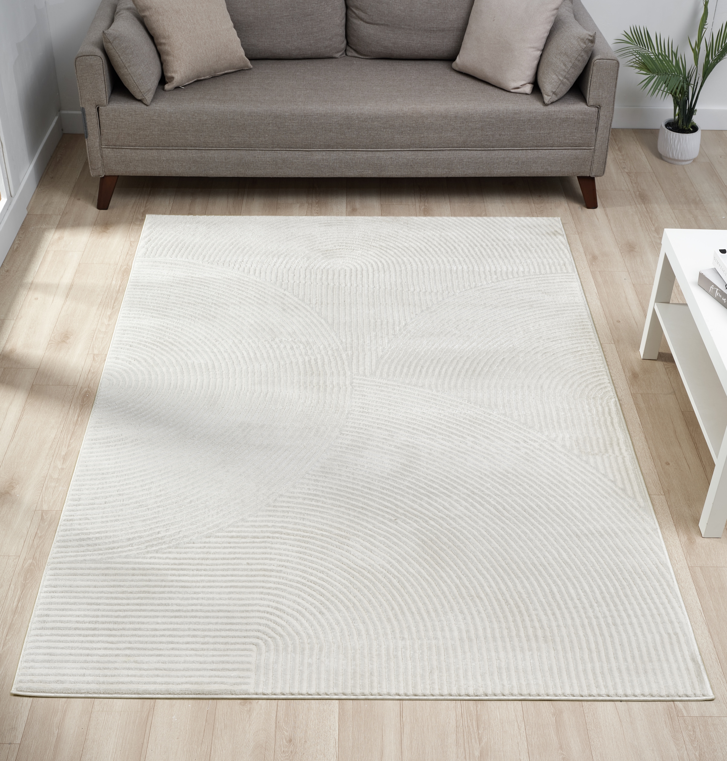 GOODproduct Teppich »Bentori, Hoch-Tief-Struktur, Scandi« rechteckig 11 mm Höhe Modernes Design mit Boho-Charme, Wohnzimmer, Schlafzimmer