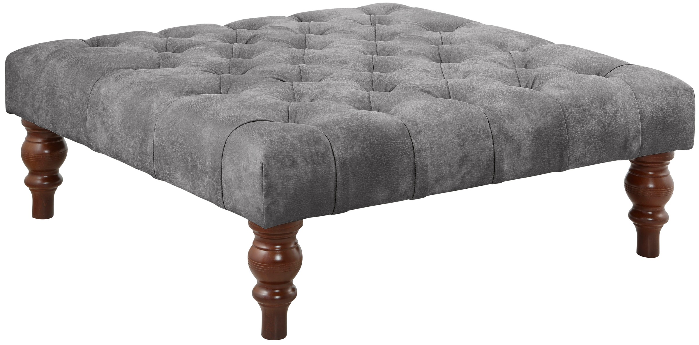 Home affaire Polsterhocker »Chesterfield« mit Knopfheftung , auch in Leder
