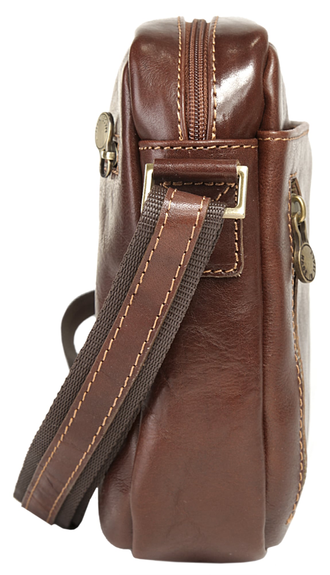 Piké Sac à bandoulière echt Leder, Made in Italy