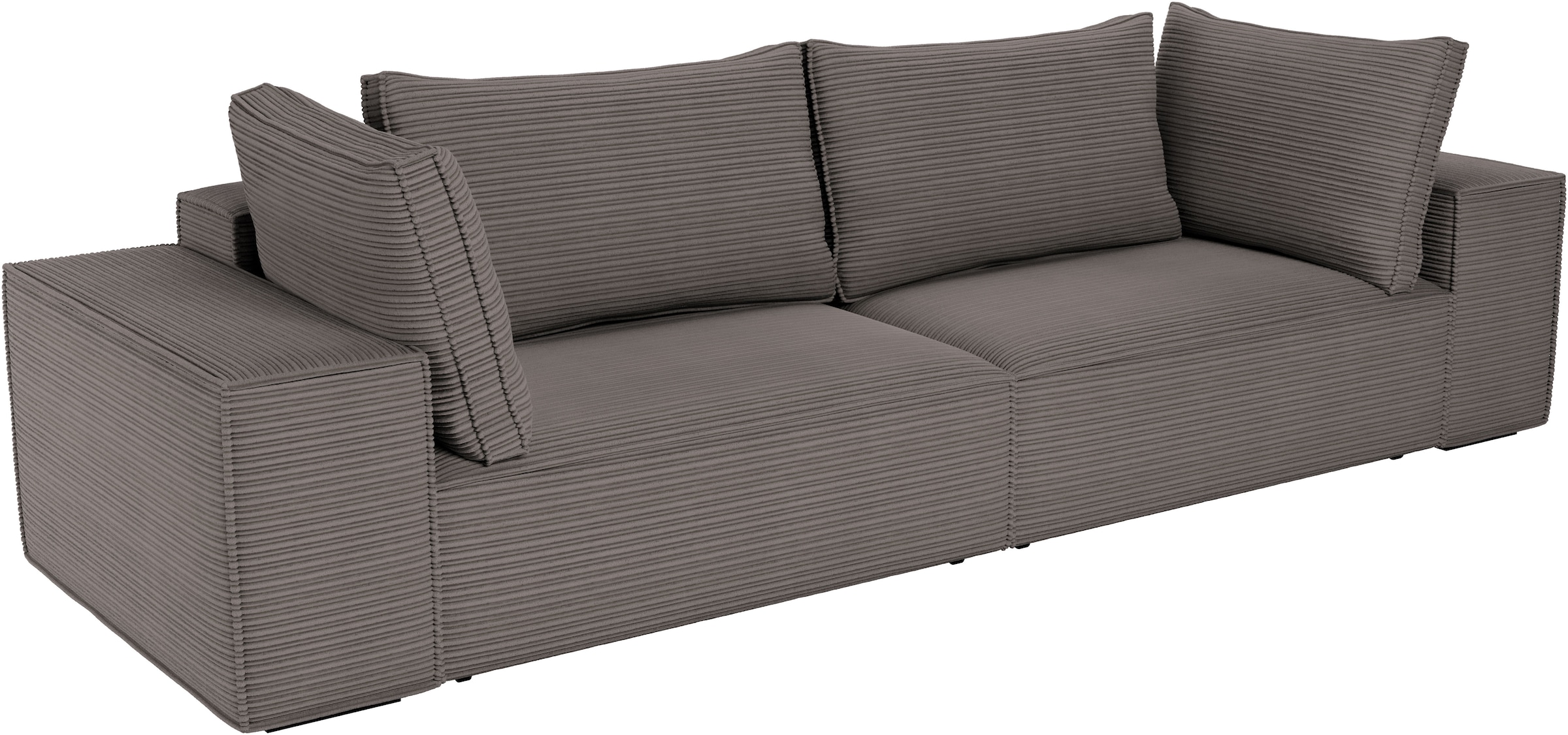 Trends by HG Canapé Big »Conor XXL« fonction couchage + coffre de lit