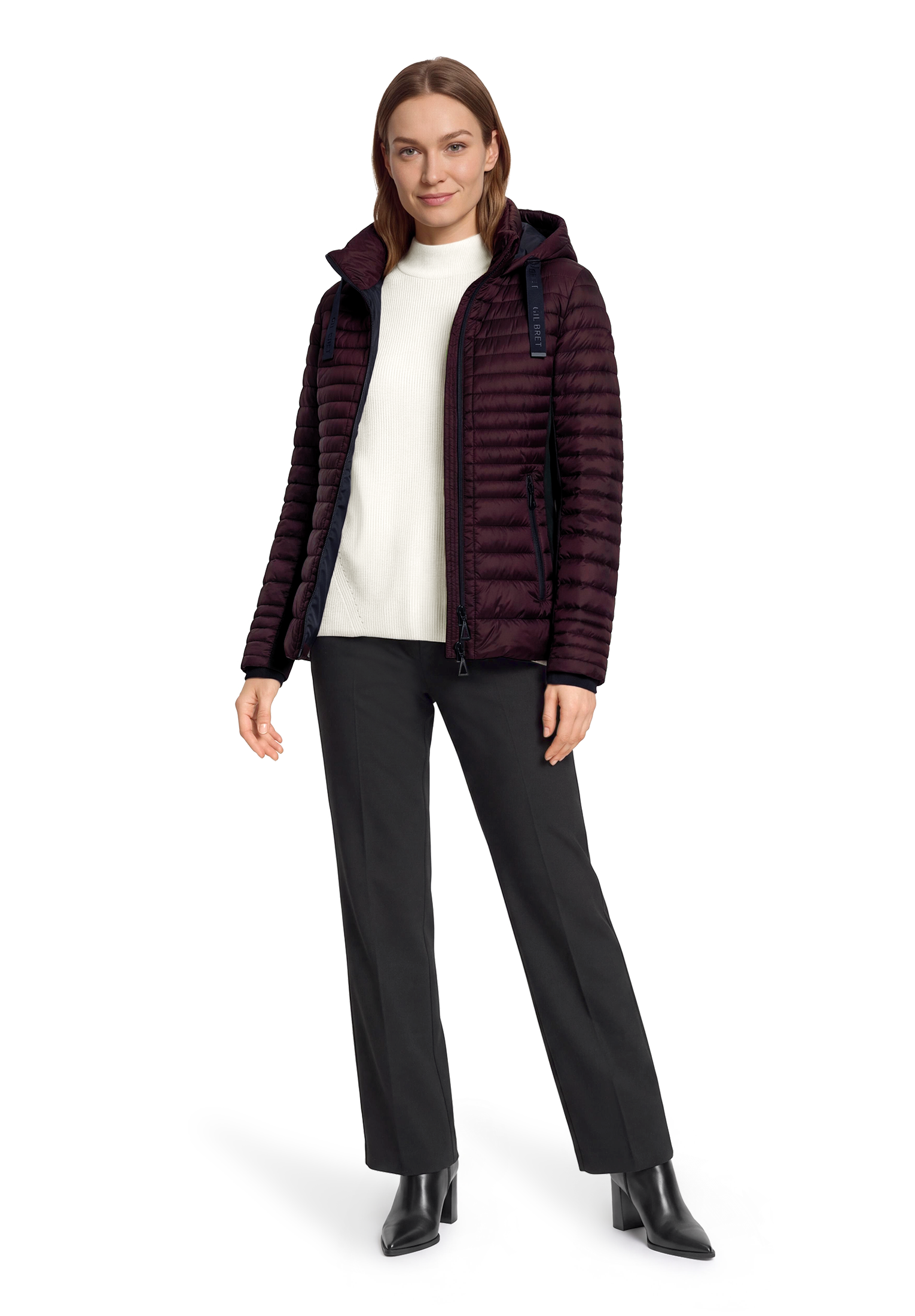 Gil Bret Steppjacke mit Kapuze mit Kapuze
