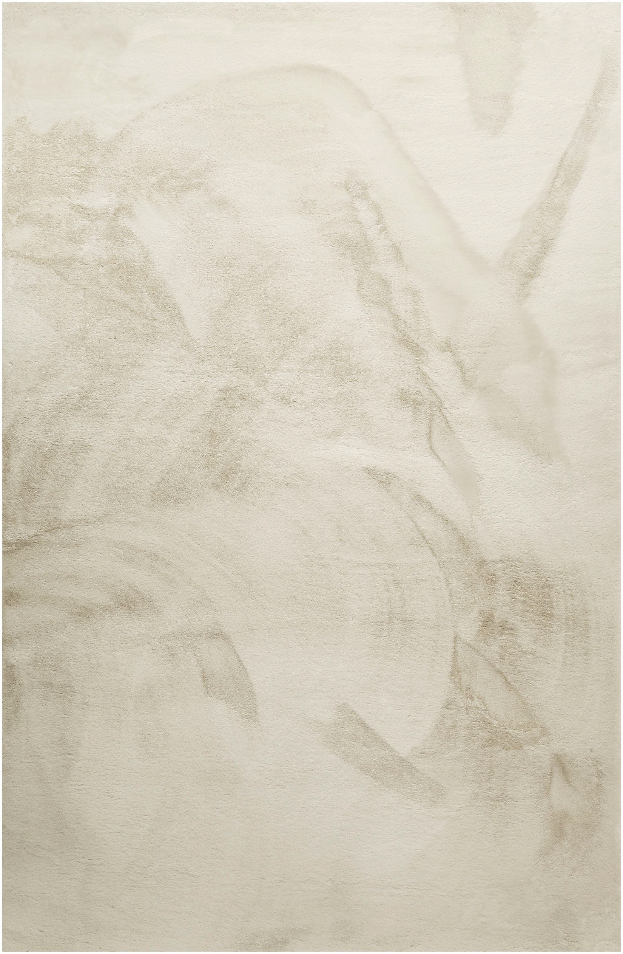 Wecon home Basics Tapis à poils longs »Anna« Rectangulaire 25 mm Höhe Wohnzimmer, Schlafzimmer, Felloptik, sehr weich und flauschig, Uni