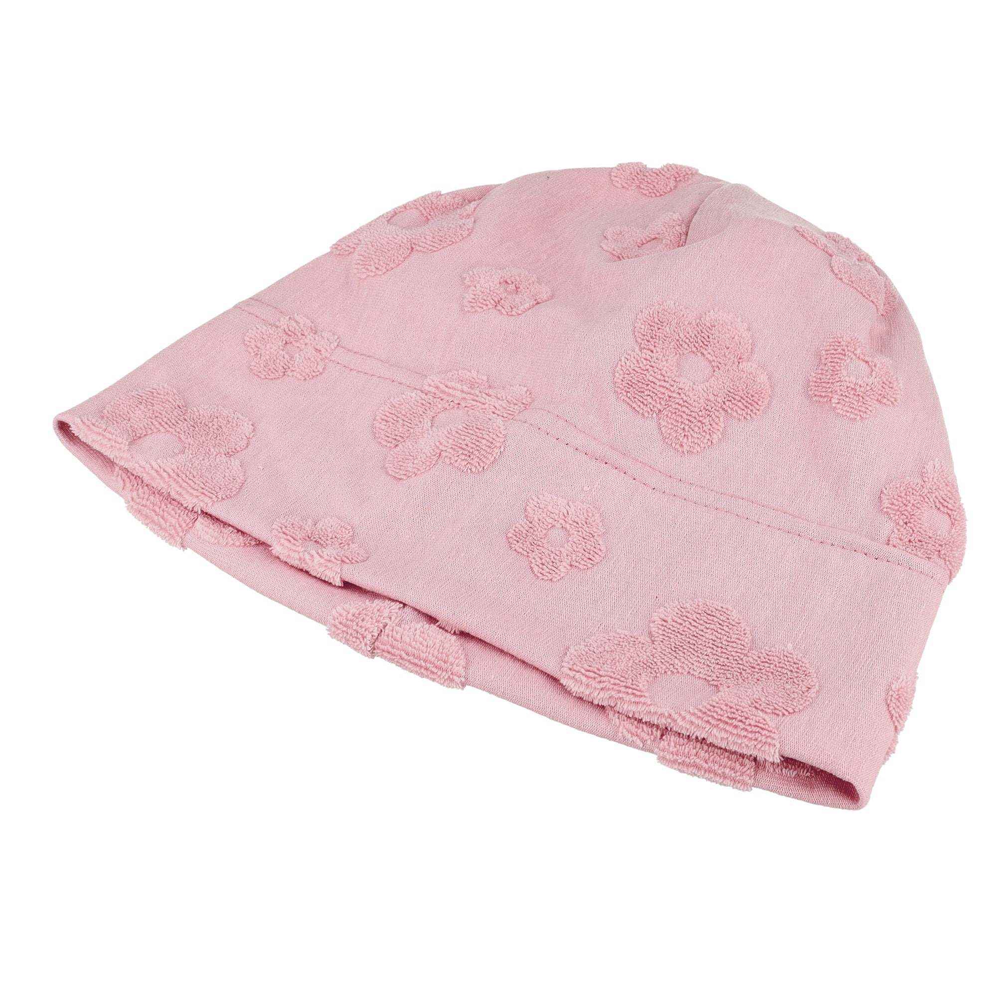 MAXIMO Beanie 1 Stk. Rosa, Blume, Jersey, Mädchen, Kleinkind