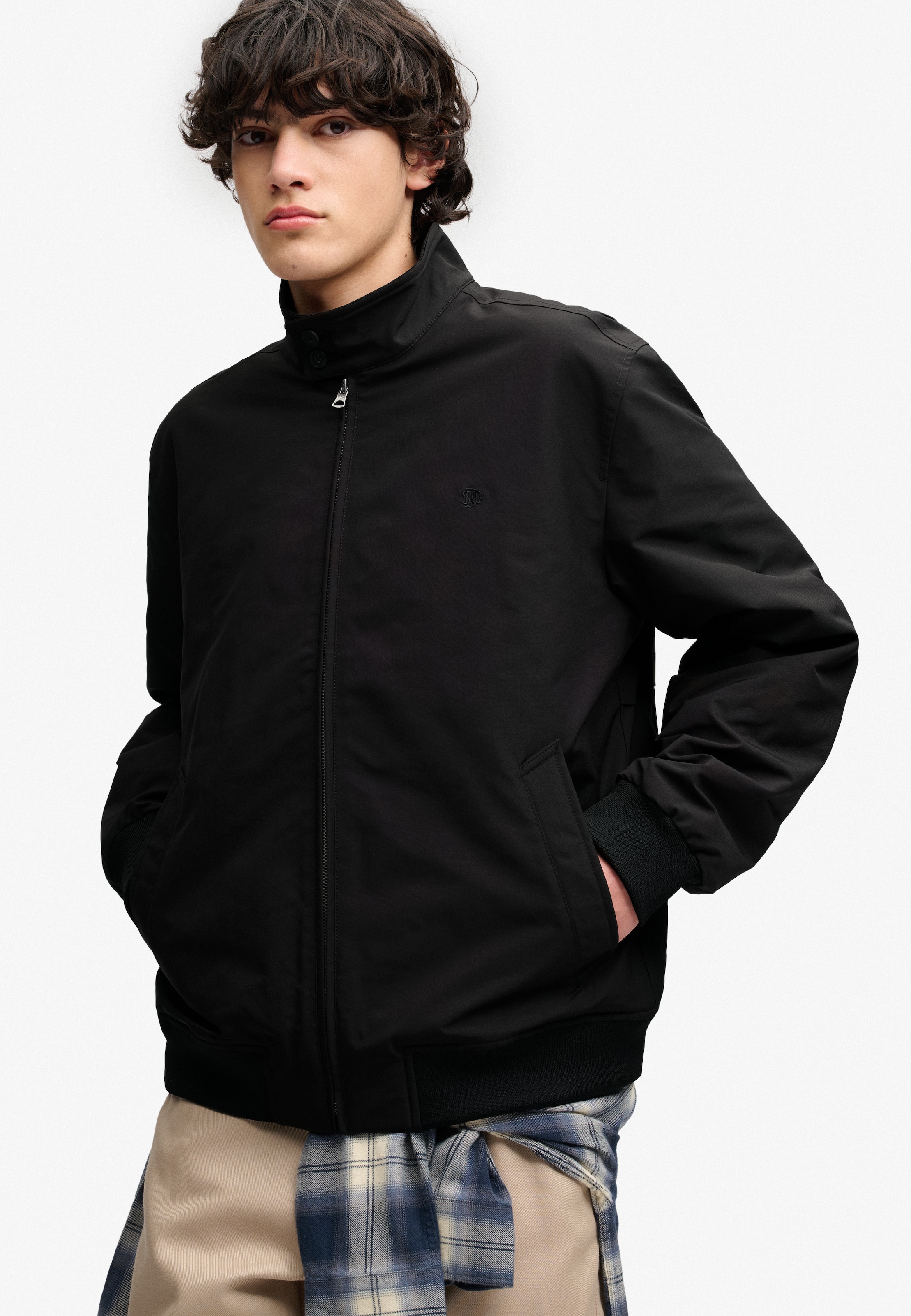 Superdry Blouson »CAMPUS PADDED HARRINGTON JKT« Kunstfaser, relaxed fit