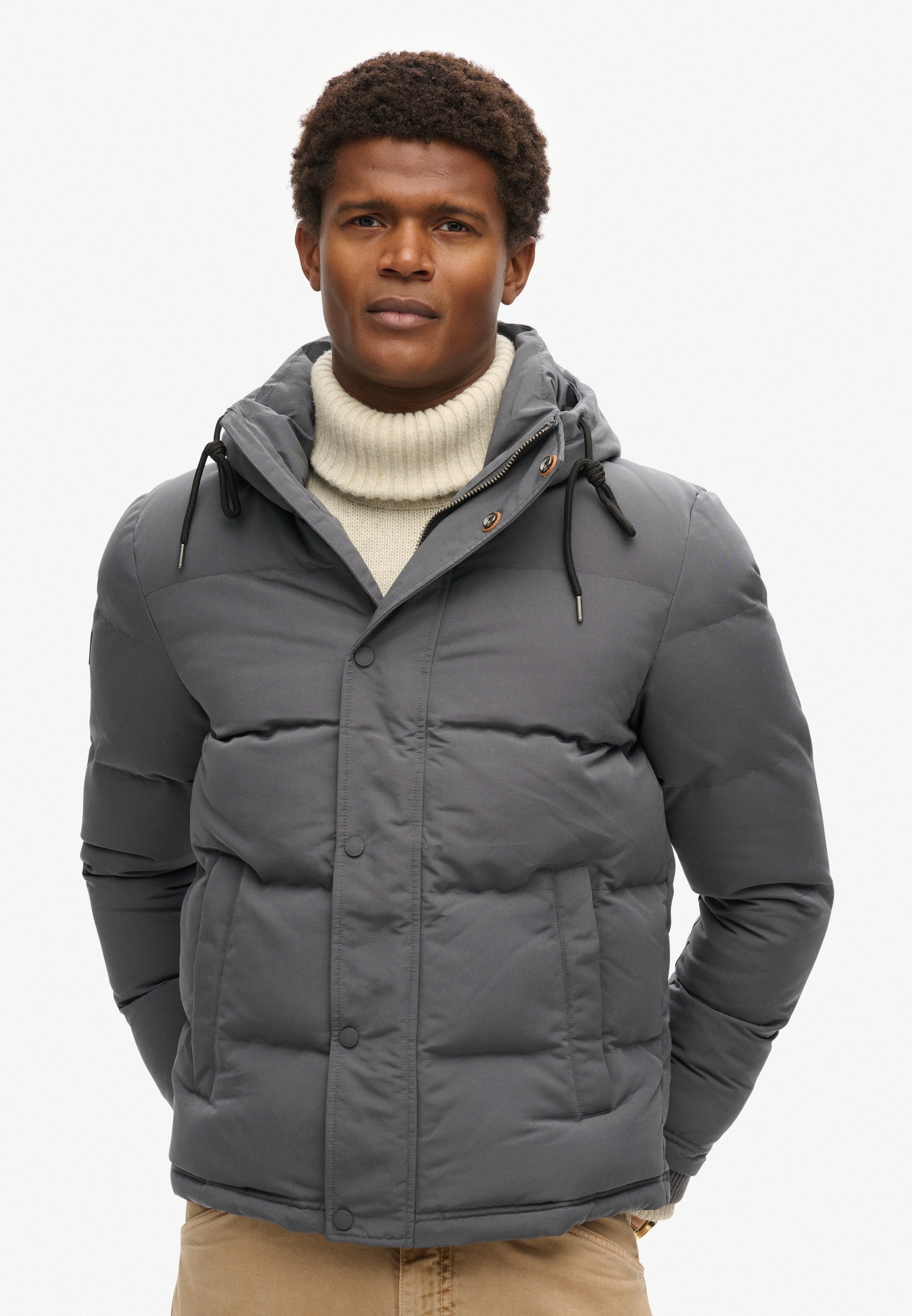 Superdry Veste matelassée »Everest Hooded Puffer Jacket« mit Kapuze