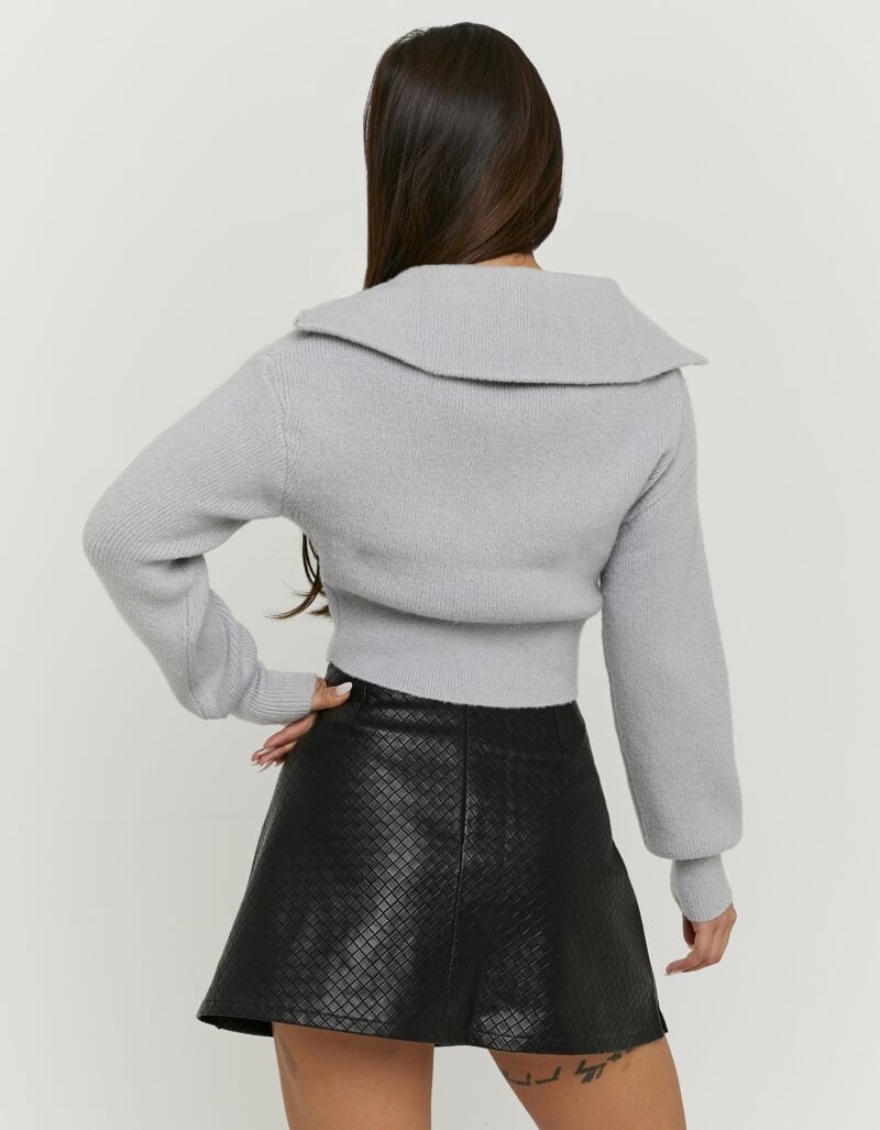 Tally Weijl Veste en tricot »SCAPEAJANI2« Materialmix, cropped