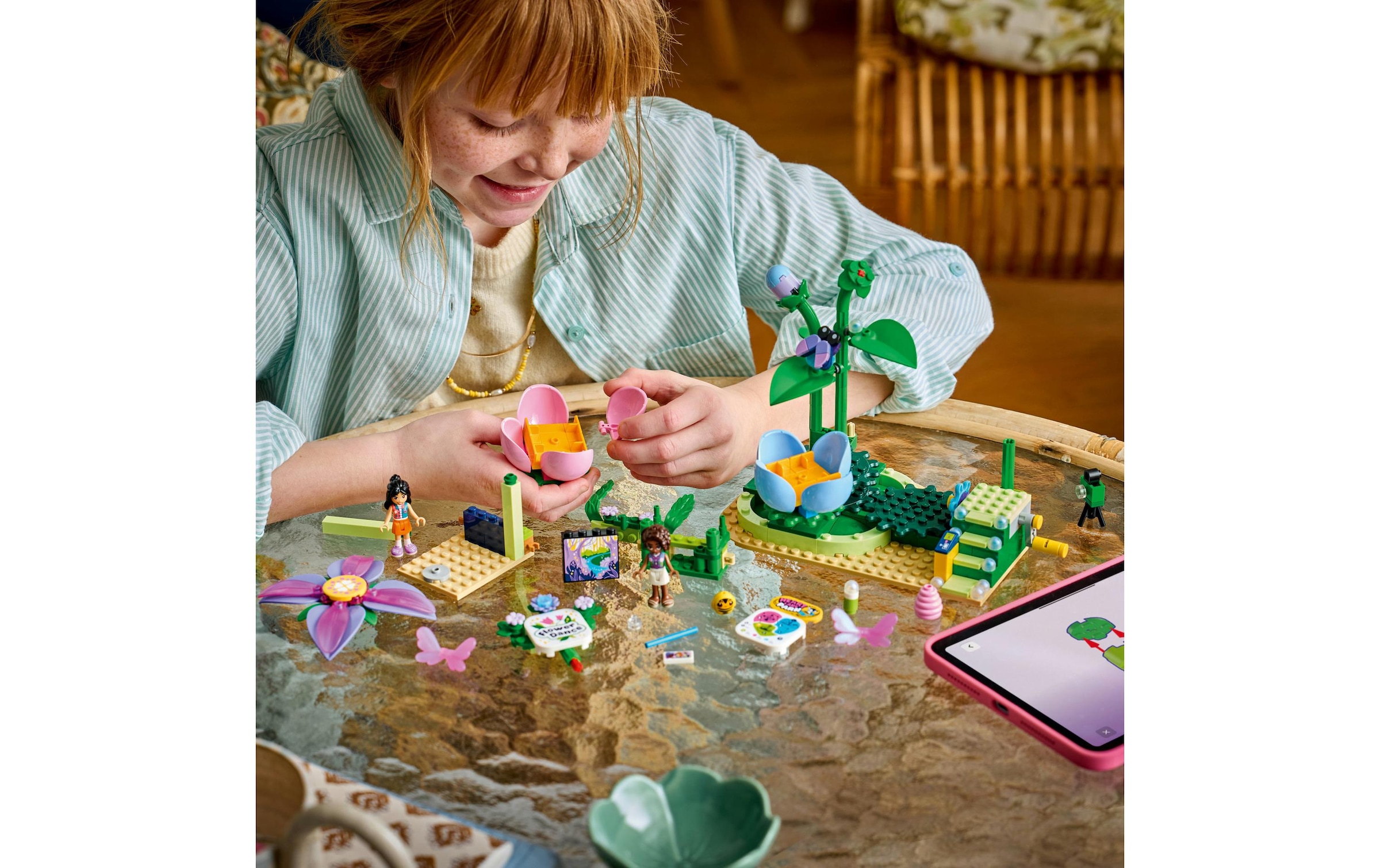 LEGO® Pions de construction »Feentassen-Karussell mit Blumendeko (42702), LEGO Friends« fabriqué en Europe