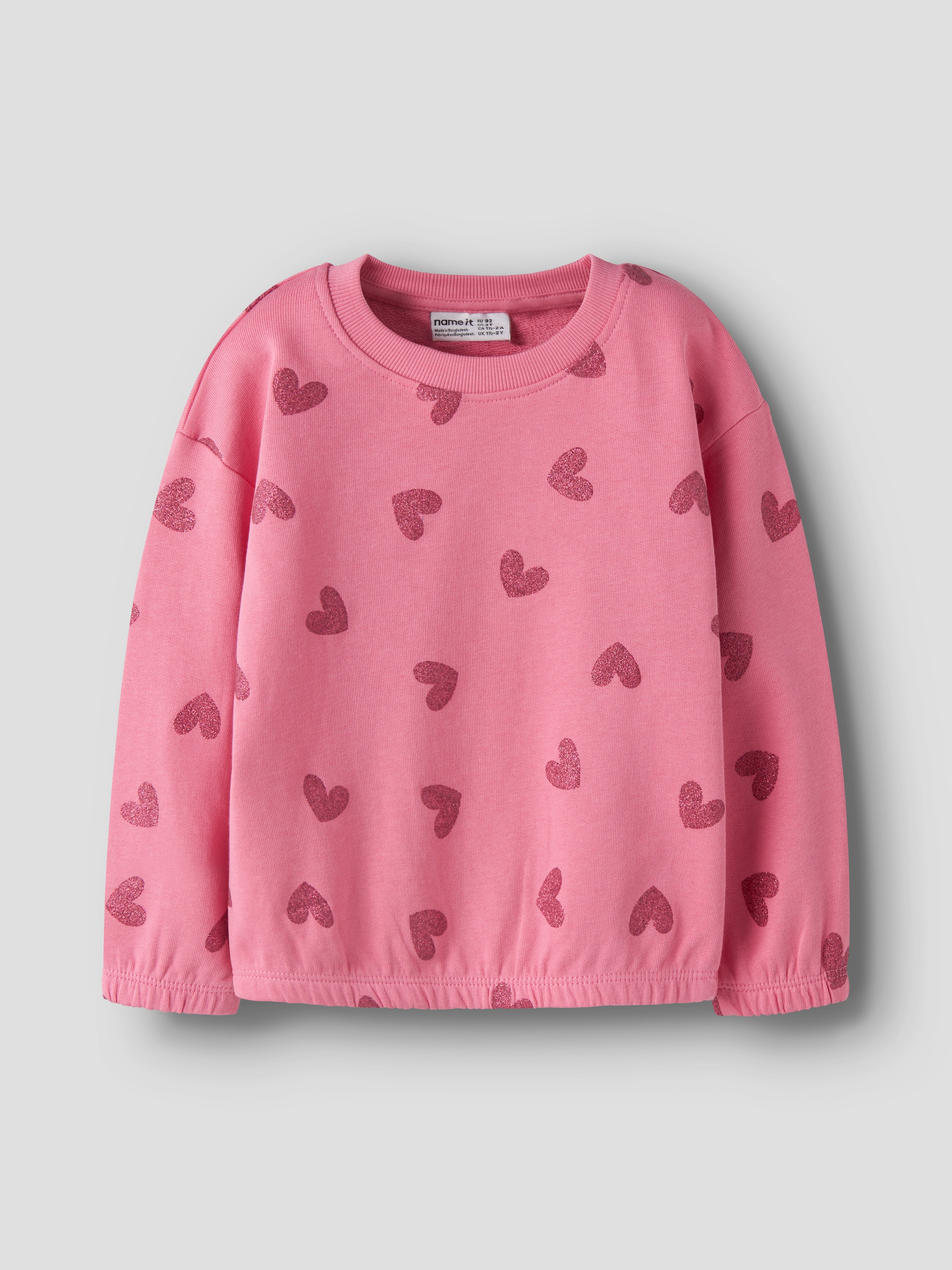 Name It Sweat-shirt »NMFVILUBA LS NREG SWEAT UNB«, Coton, coupe regular fit
