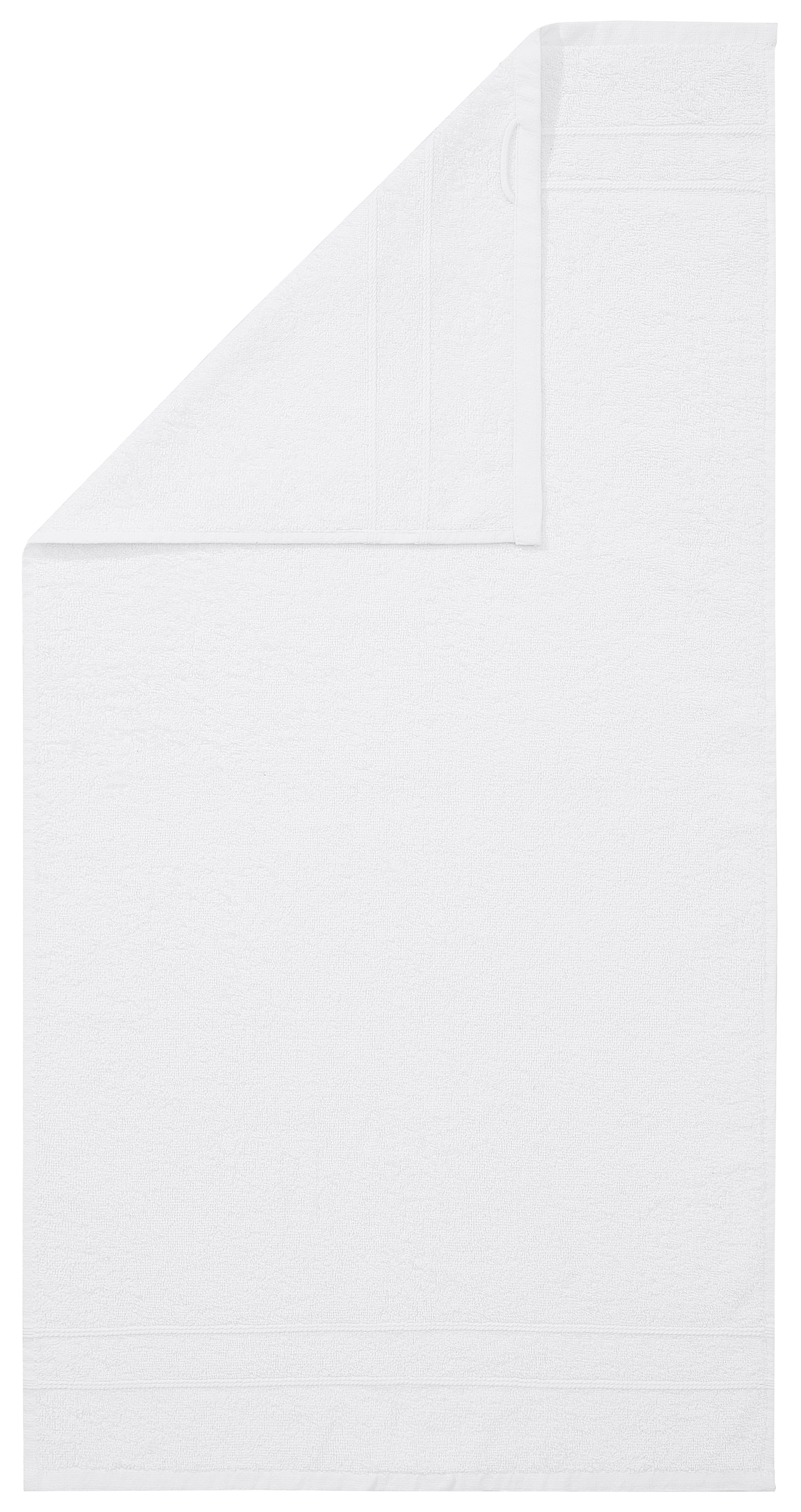 my home Set de serviettes »Inga, 8 tlg. Handtuch-Set 50x100cm« Handtücher mit feiner Bordüre, 100% Baumwolle, einfarbig, weich