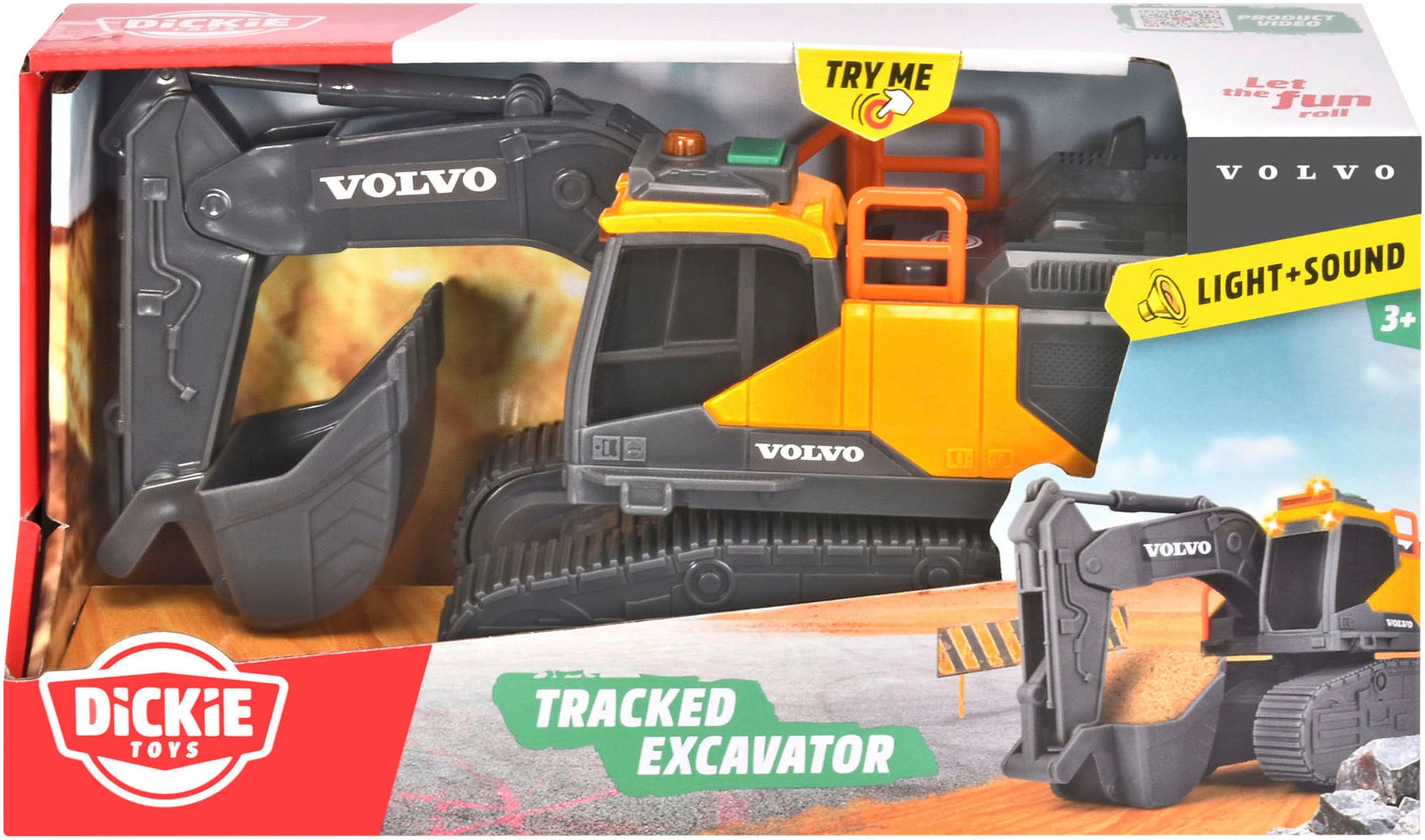 Dickie Toys Jouet pelleteuse »Volvo Tracked Excavator« mit Licht und Sound