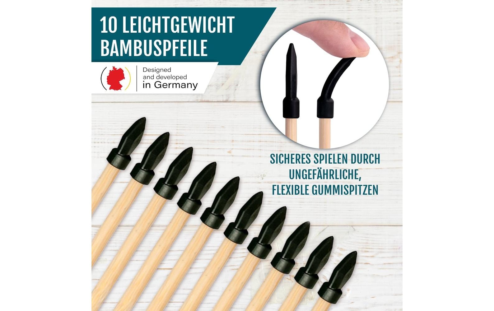   Kit d'arc pour enfants »Bogenkönig 10-teilig«