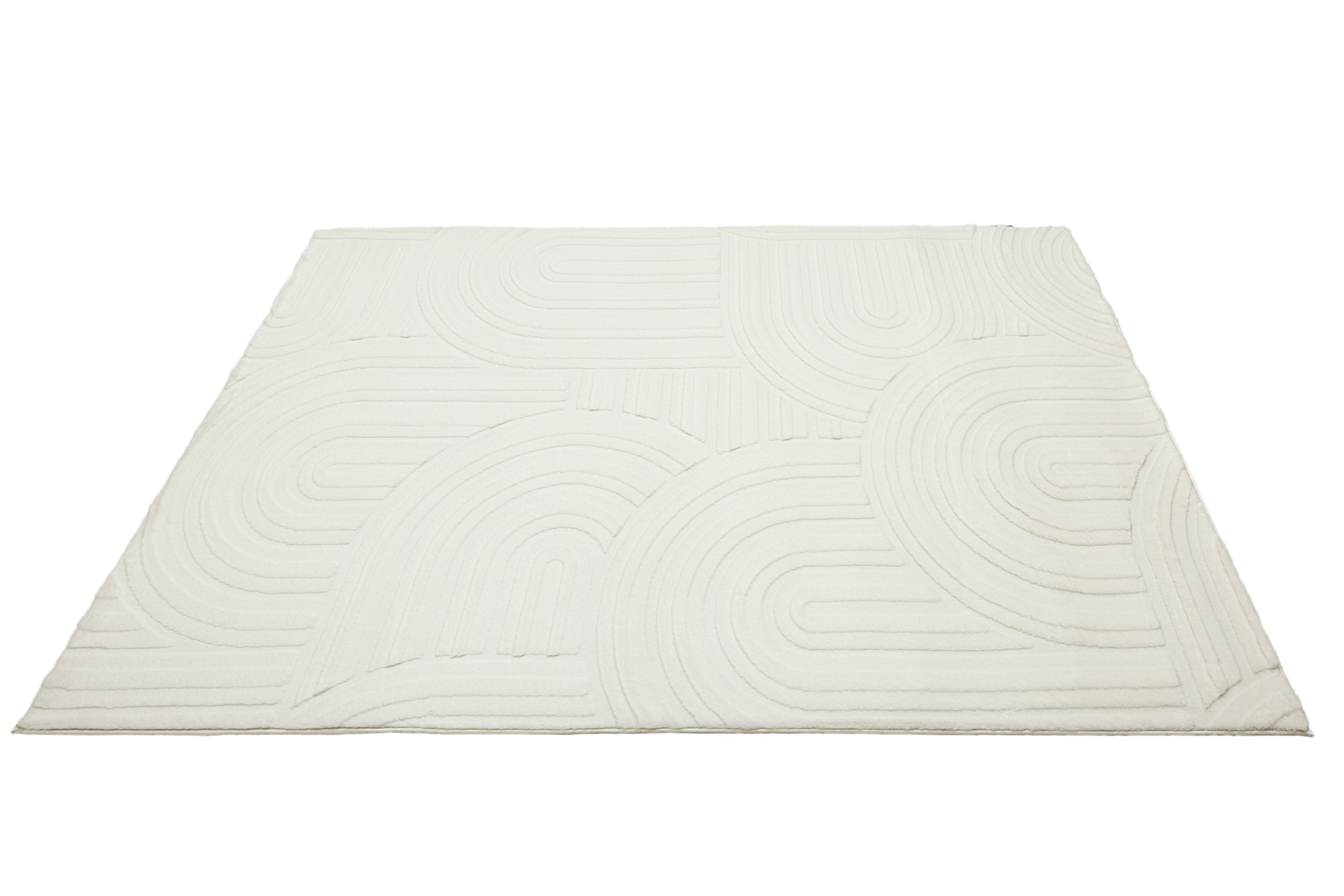 Obsession Tapis »Interstellar 501« Rectangulaire 25 mm Höhe couleurs unies, design moderne, effet haut-bas, salon