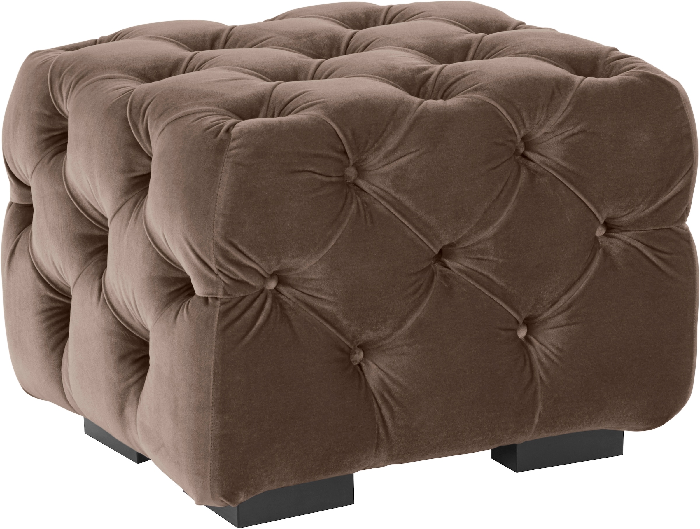Home affaire Polsterhocker »Kalina« mit klassischer Chesterfield-Knopfheftung, passend zur  Serie "Kalina"
