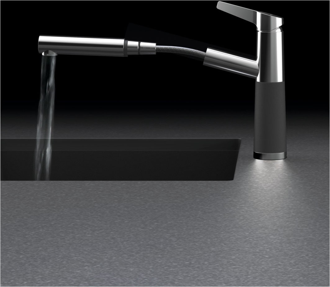 Schock Robinetterie de cuisine »SC510« Niederdruck, ausziehbar, Rückflussverhinderer, Schwenkbereich 120°