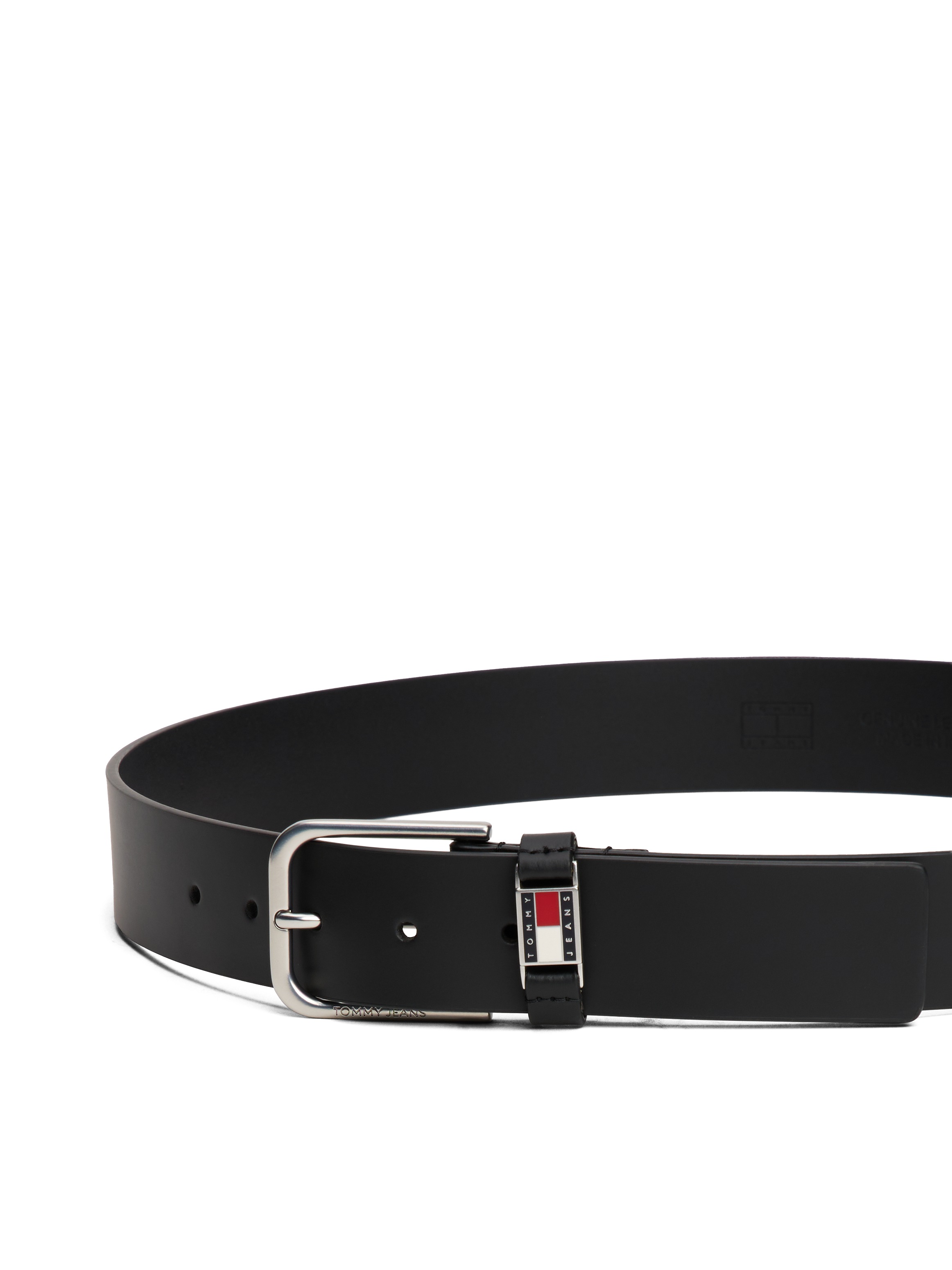 Tommy Jeans Ceinture en cuir »TJM SCANTON« Boucle carrée, largeur 4cm