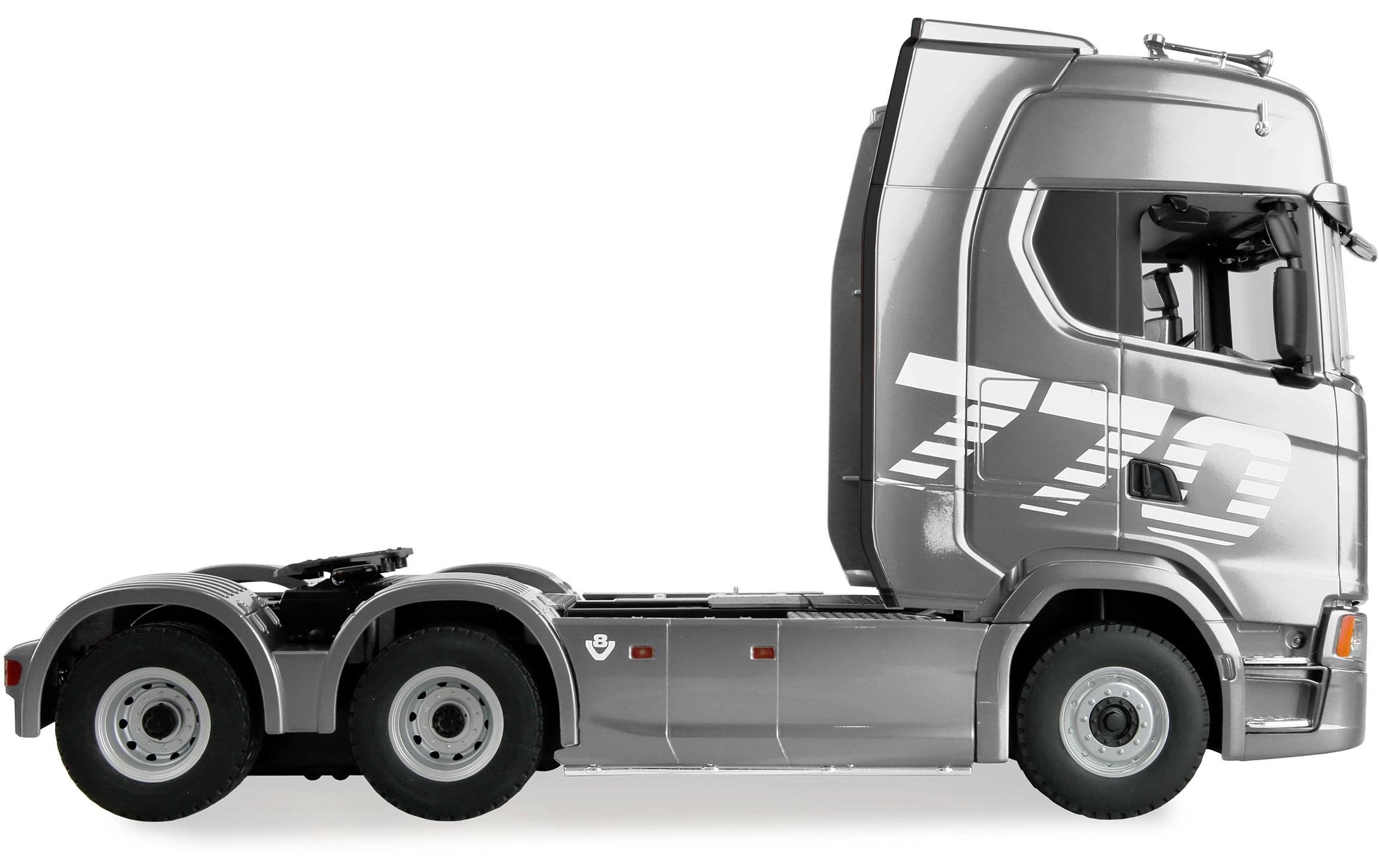 Amewi Modellauto »Lastwagen Scania 770 S 6 x 4 1:18 RTR« 1:18 Lizenzierter LKW mit Sound und Lichteffekten