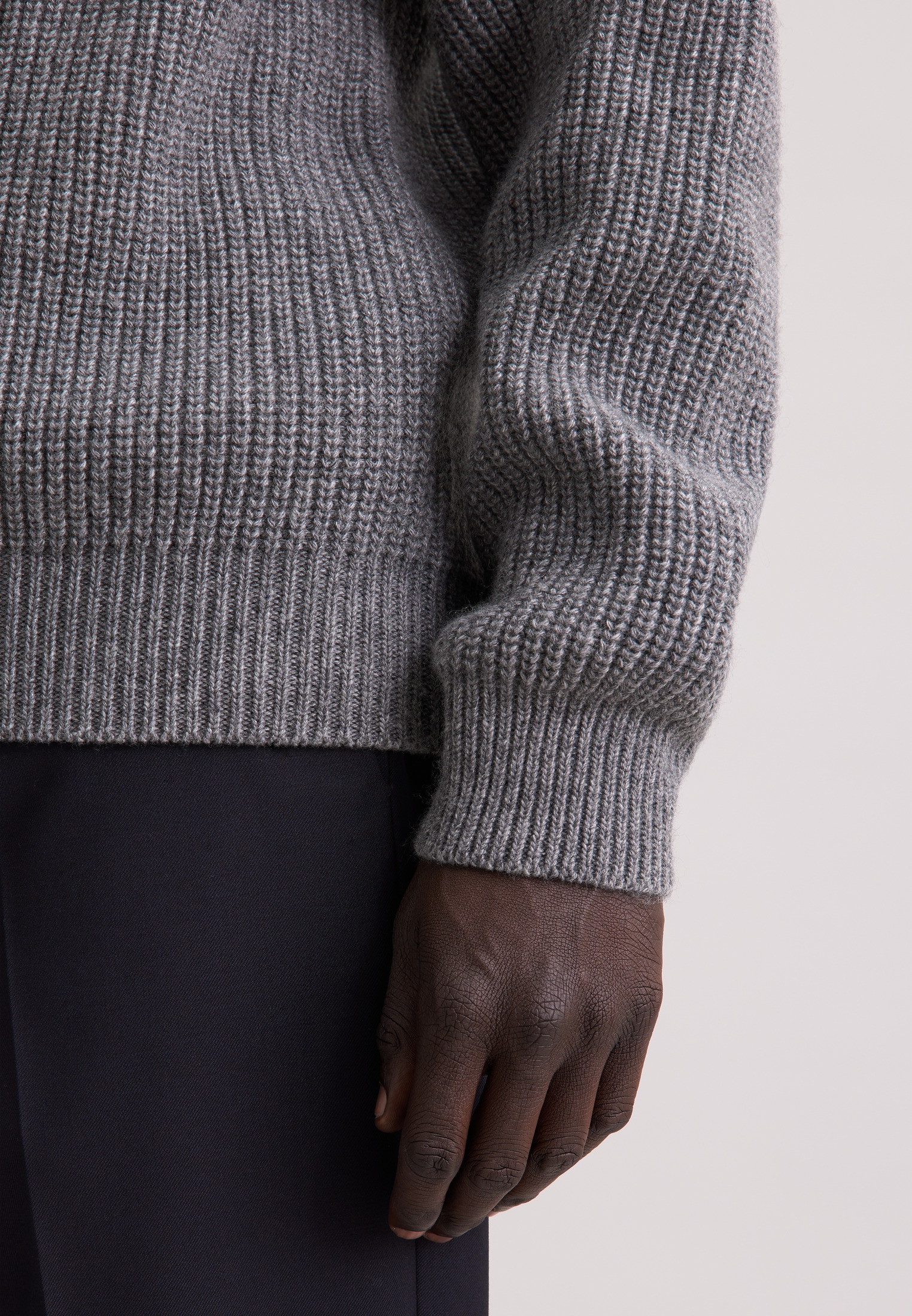 seidensticker Pull en tricot »Schwarze Rose« 1/1 Rundhals Uni