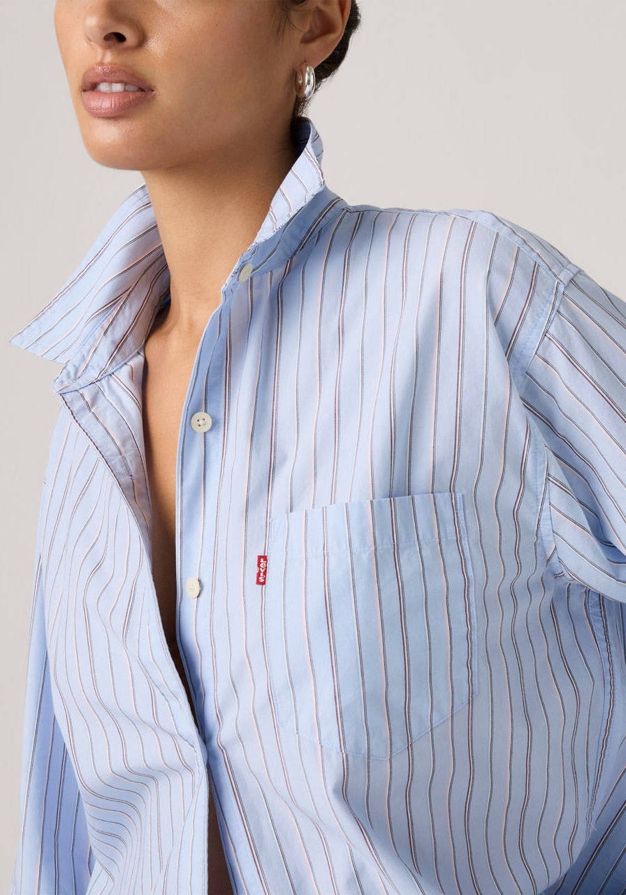 Levi's® Blouse en jean »HARLIE BOYFRIEND SHIRT« mit Brusttasche