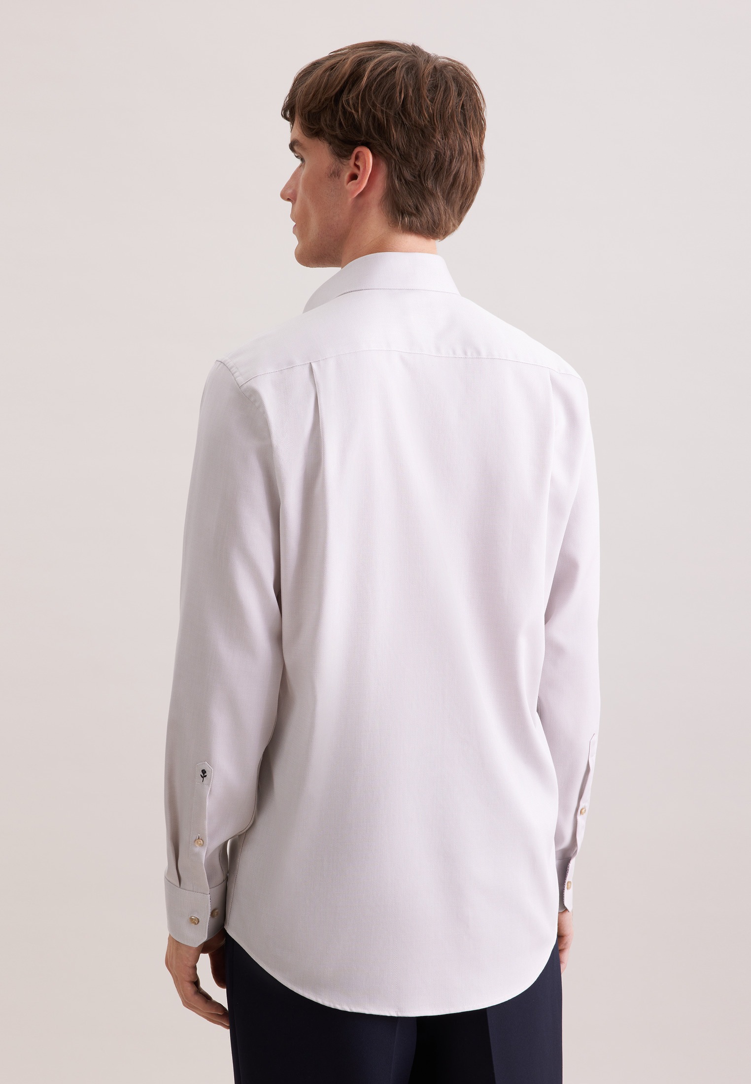 seidensticker Businesshemd »Schwarze Rose« Regular 1/1 Kentkragen Struktur