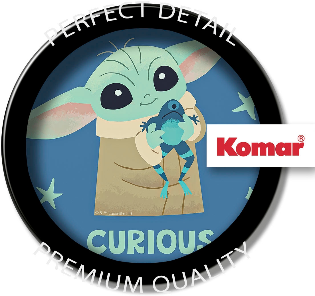 Komar Leinwandbild »The Mandalorian Little Grogu Curious - Grösse 30 x 30 cm« Disney 30 x 30 cm (Breite x Höhe), 1 Stk. tlg. Keilrahmenbild mit Echtholzrahmen, Kinderzimmer