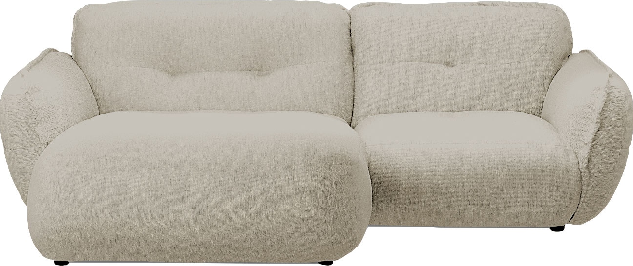 BETYPE Ecksofa »Be Fluffy« Softes Sitzgefühl, moderne Kedernaht, hochwertiger Bezug