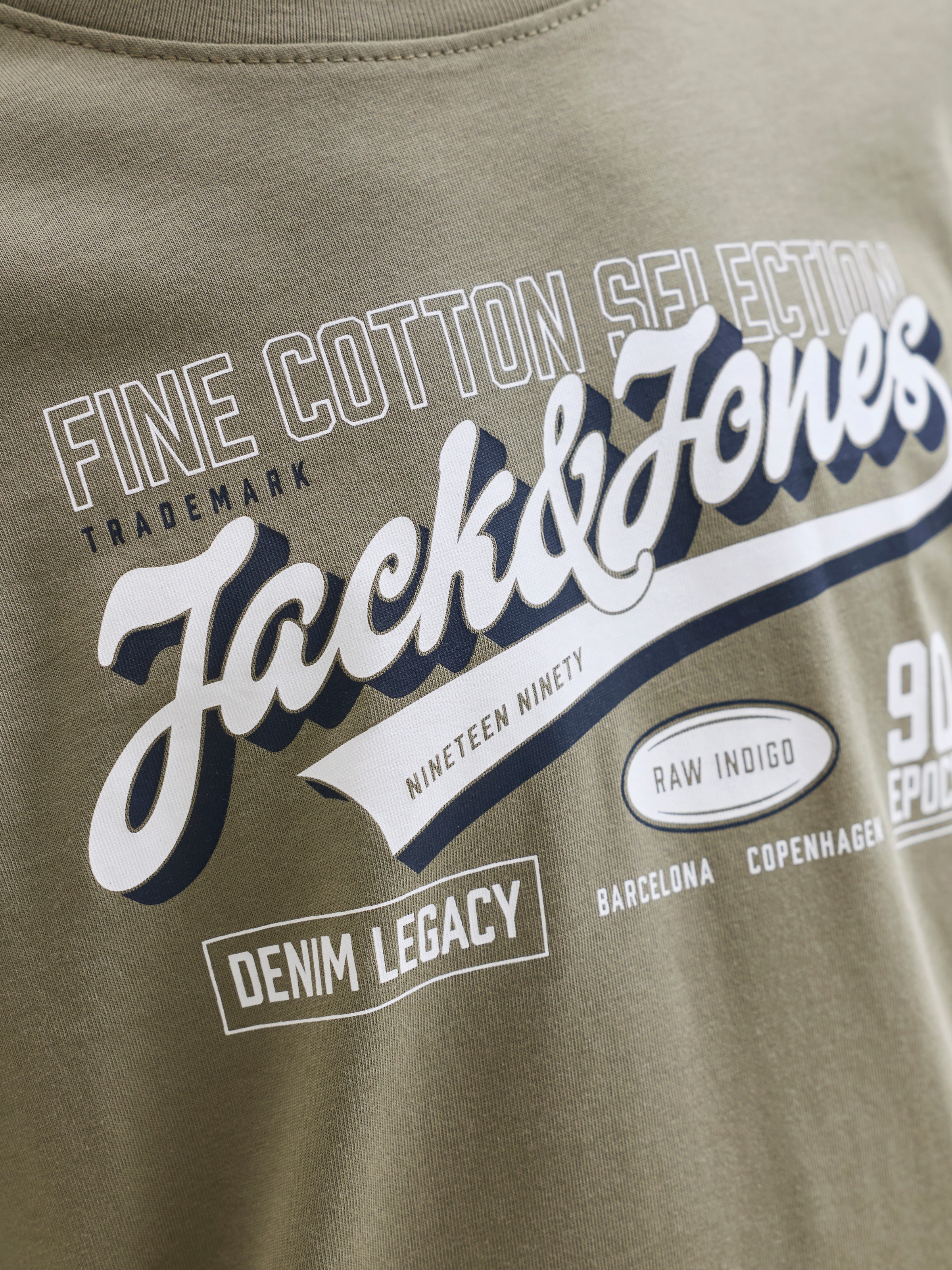 Jack & Jones Junior Langarmshirt »JJELOGO TEE LS O-NECK 2 COL AW26 SN JNR« Baumwolle, regular fit