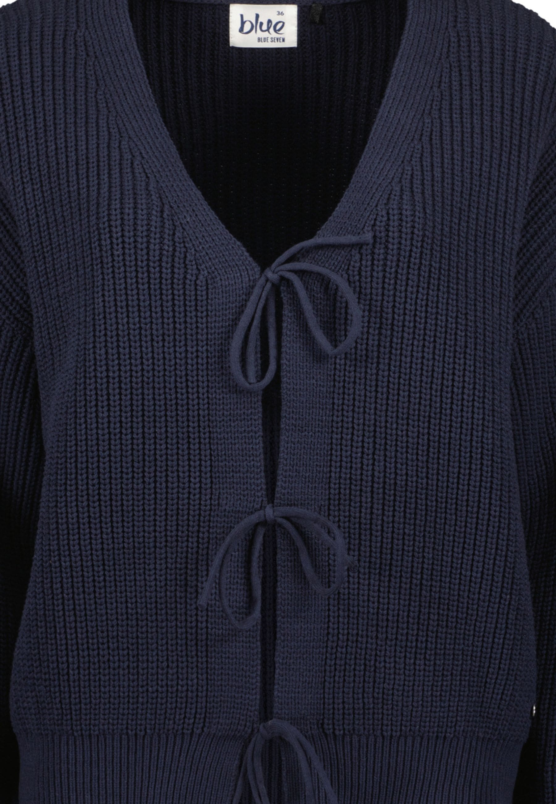 Blue Seven Veste en tricot »Strickjacke mit V-Ausschnitt« 1
