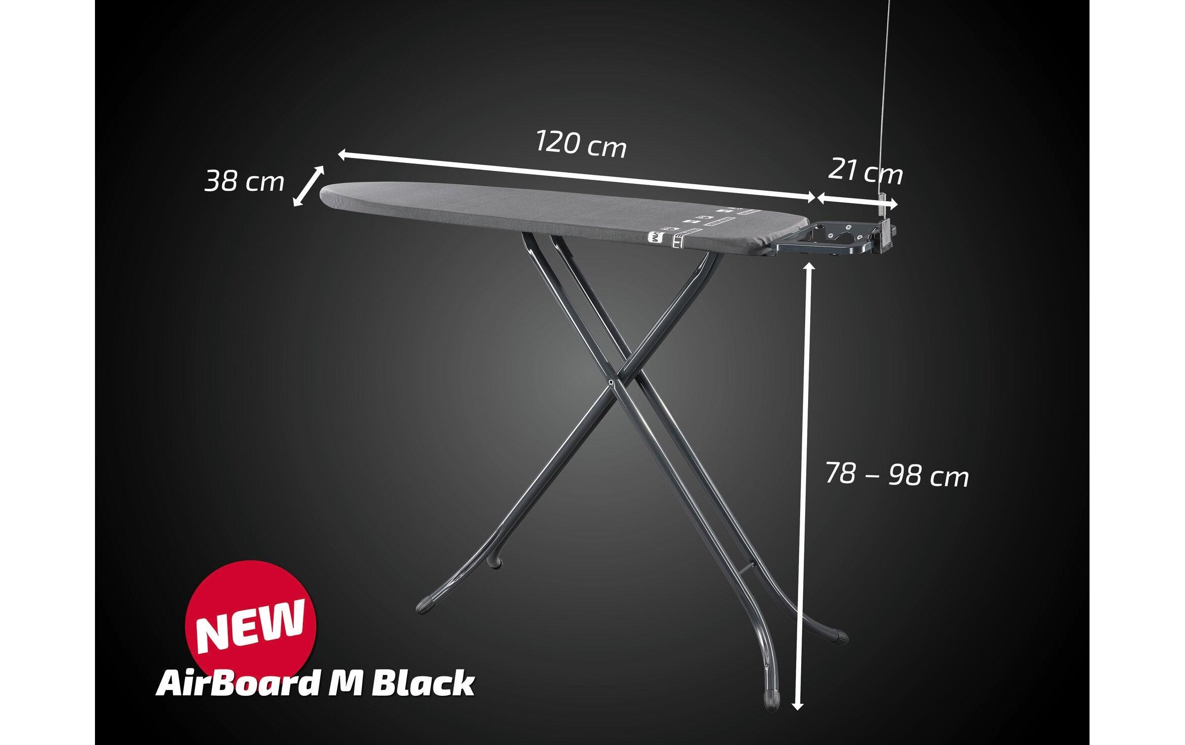 Leifheit Bügelbrett »Airboard M Black 120 x 38 cm«