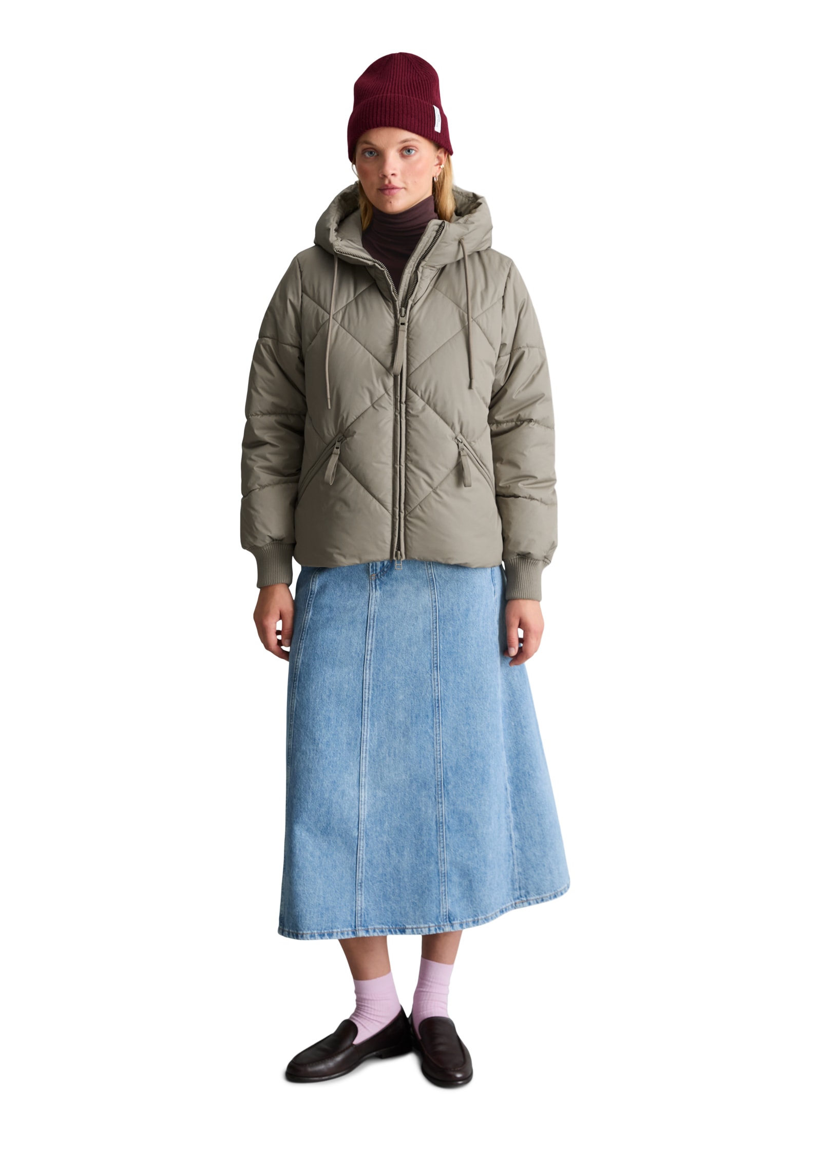 Marc O'Polo DENIM Veste matelassée avec capuche détendu en polyester recyclé