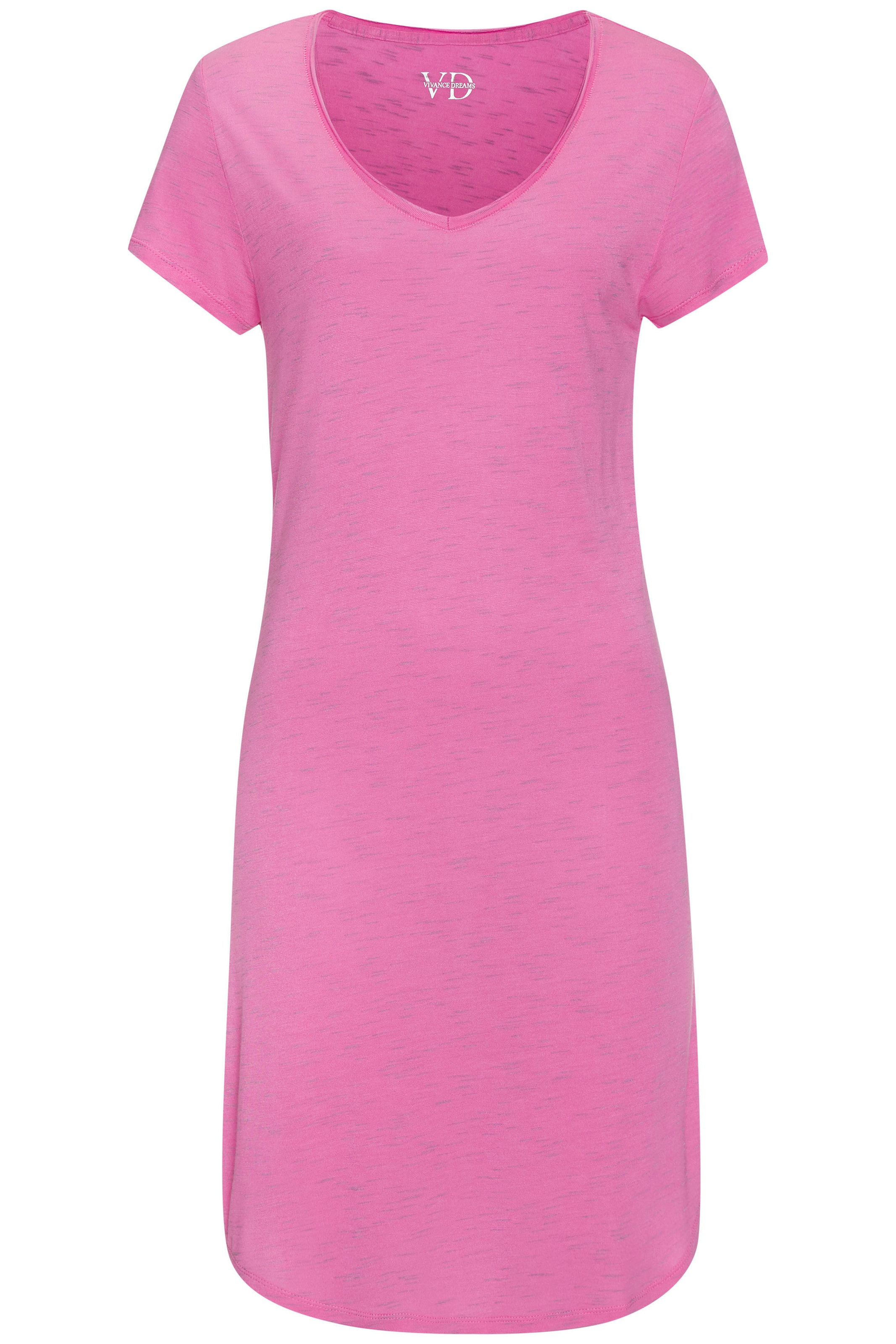 Vivance Dreams Chemise de nuit mit schönem Melange-Effekt