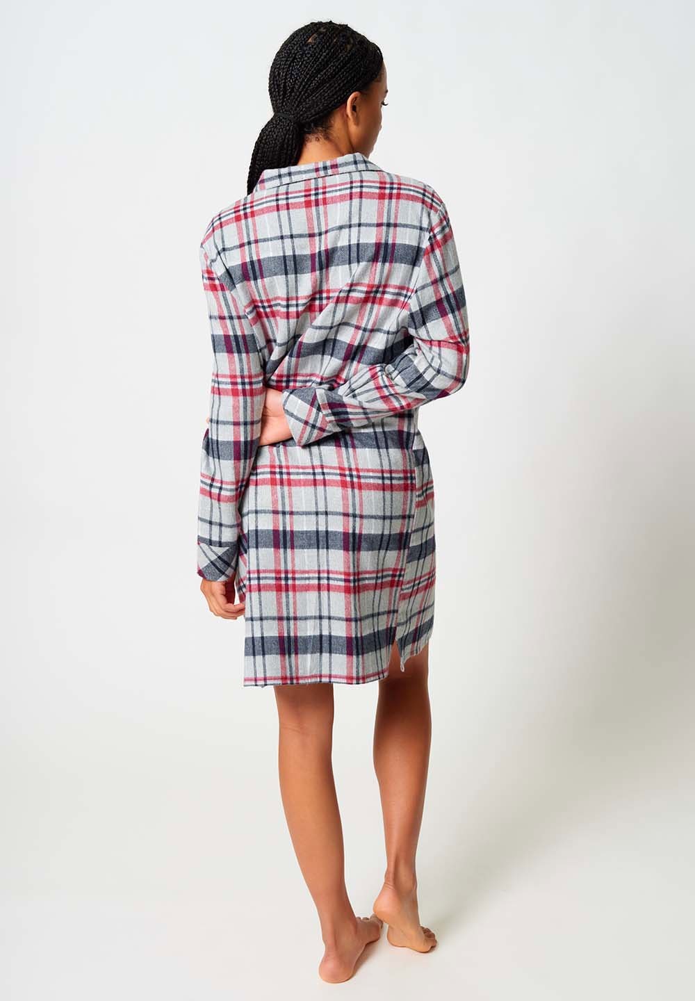 Skiny Sleepshirt »Night In Skiny Flanell« kuschelig, wärmend, Langarm, Cotton