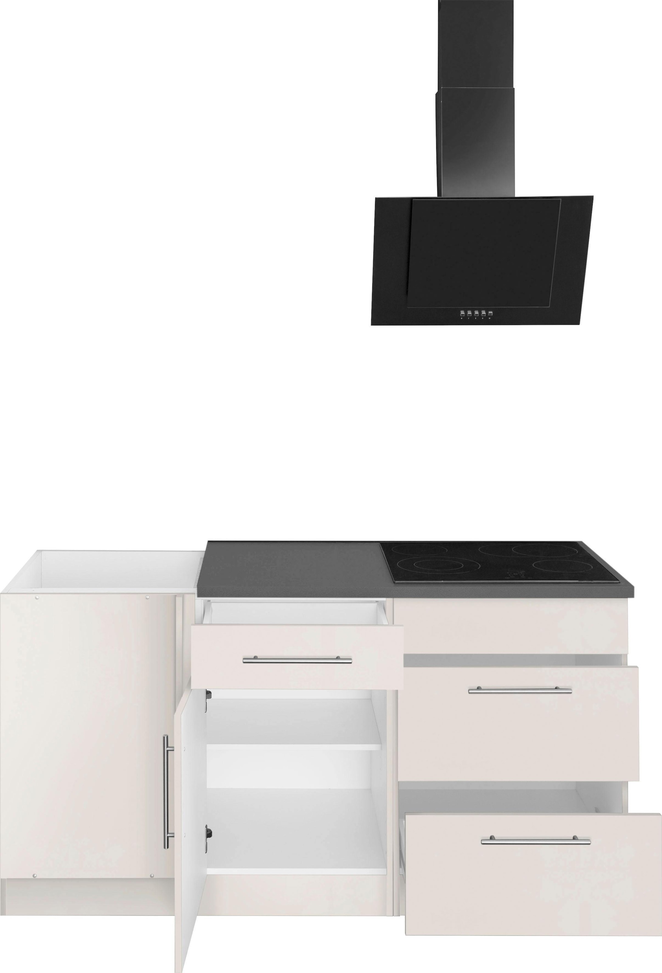 wiho Küchen Cuisine d'angle »Cali, TOPSELLER« ohne E-Geräte, Stellbreite 230 x 170 cm