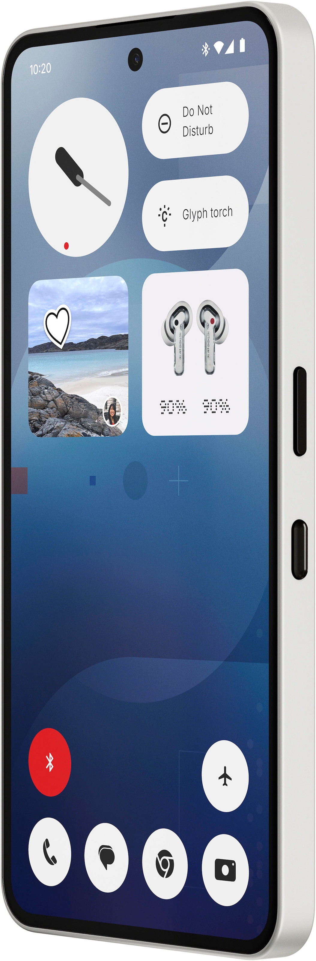 NOTHING Smartphone »PHONE (3a)« weiss