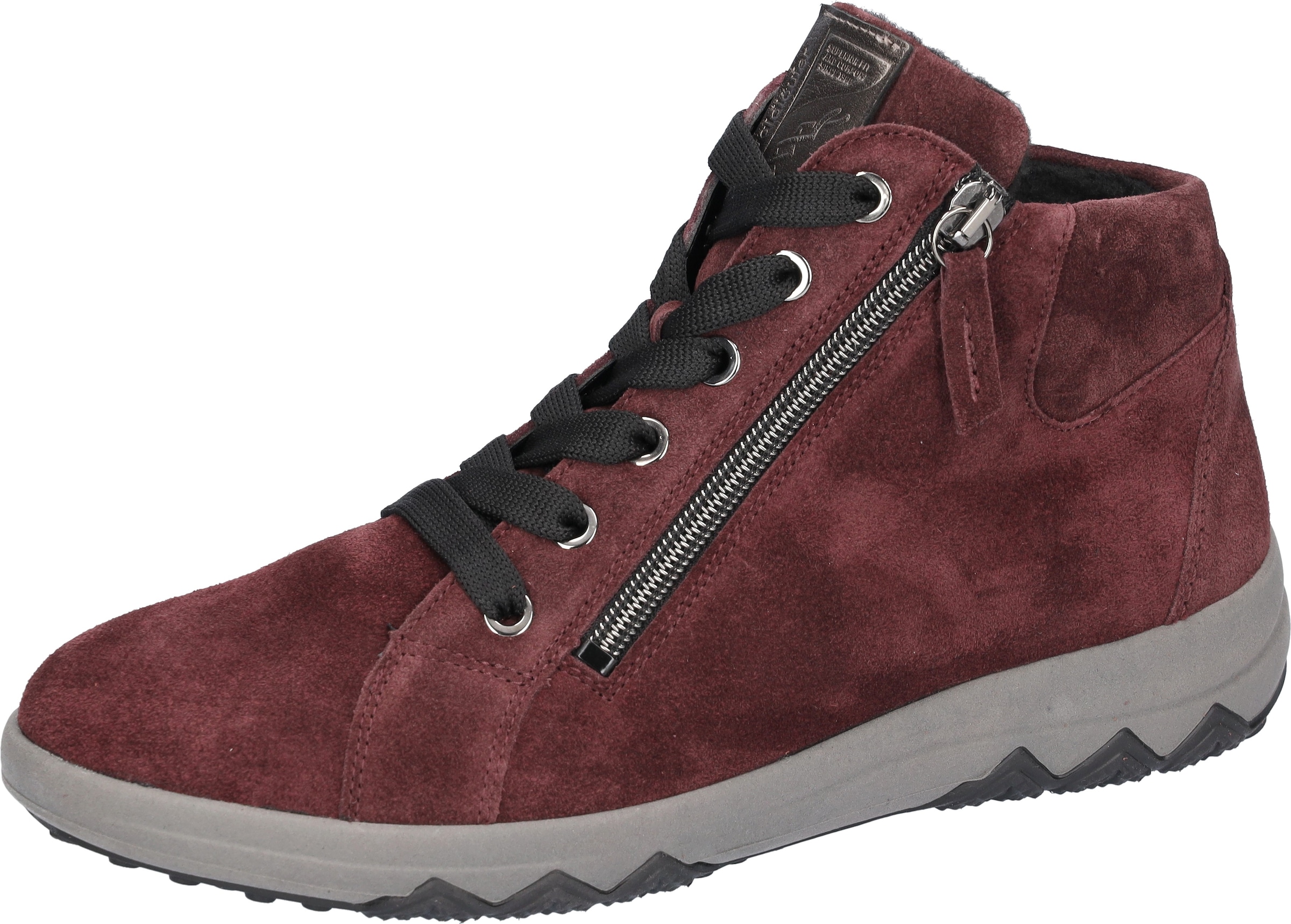 Waldläufer Bottines de sneakers »H-TERESA«  Bottines à lacets, bottines, chaussure confortable en largeur confort H (= très large)