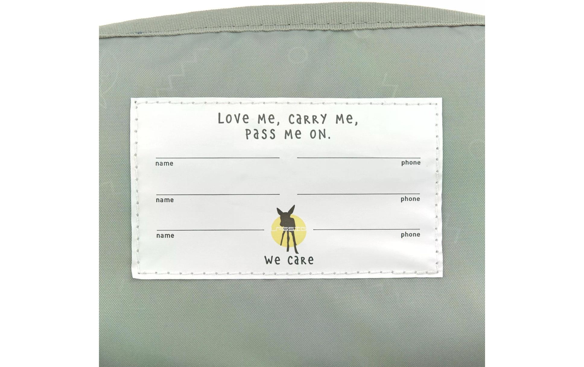 LÄSSIG Sac à dos pour enfants »Mini Square Happy Prints«