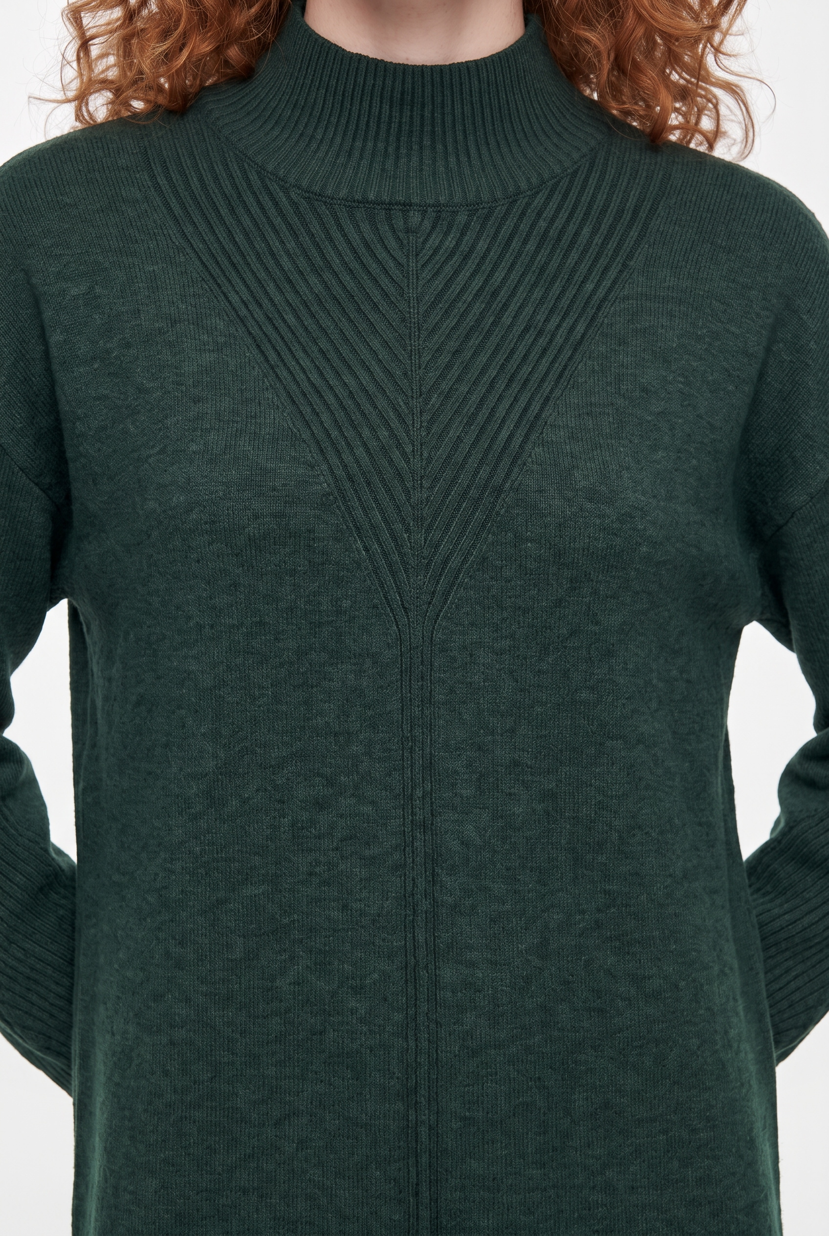 ONLY Robe en tricot »ONLPRINCESS LS HIGHNECK DRESS KNT« mélange viscose, coupe régulière