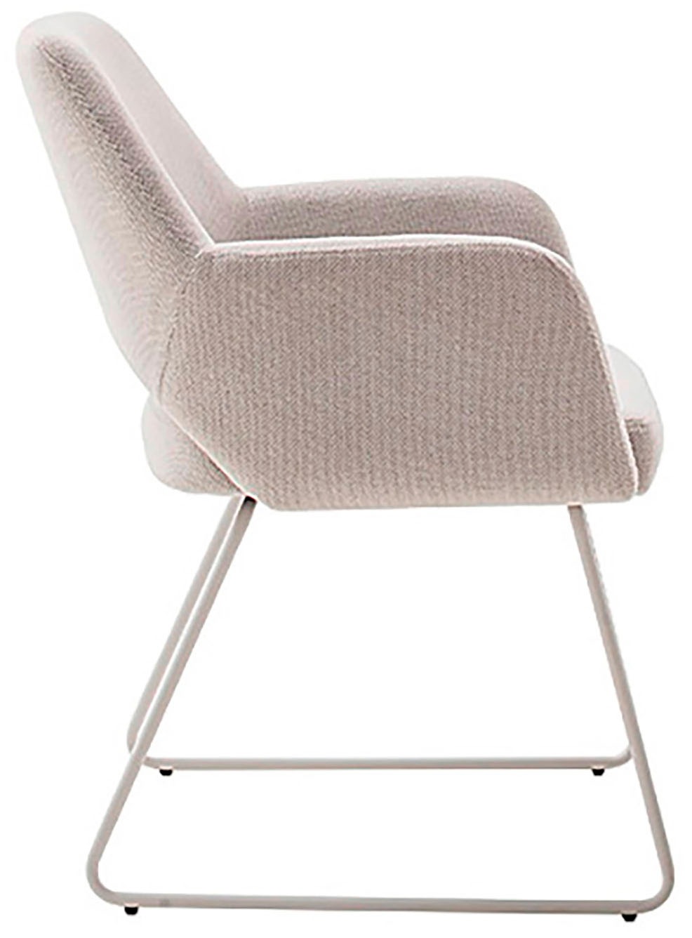 MCA furniture 4-Fussstuhl »BEVERLY« (Set) 2 Stk.Esszimmerstuhl,Chenilleoptik,360°drehbar,Sitzhöhe 49cm,belastbar 120kg