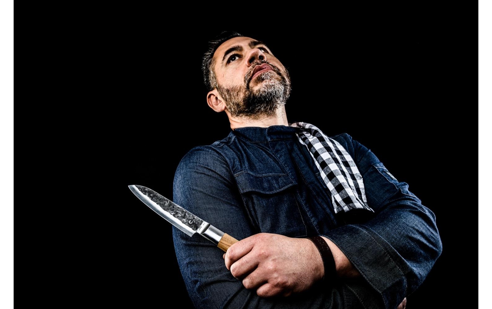   Couteau Santoku »Forged Olive 13 cm«