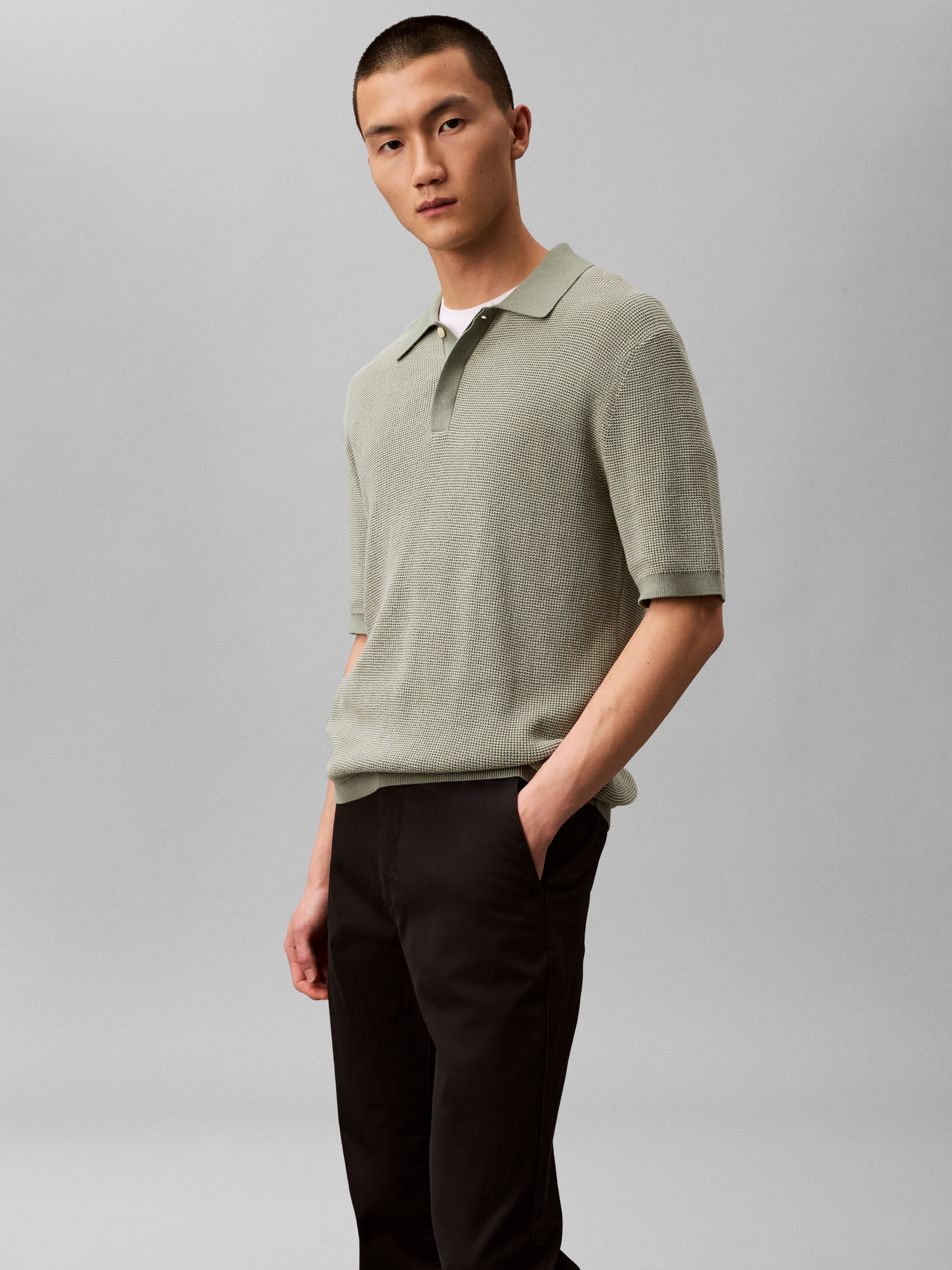 Calvin Klein Chinos »SLM CTTN STRTCH CHN«  Mit Gürtelschlaufen