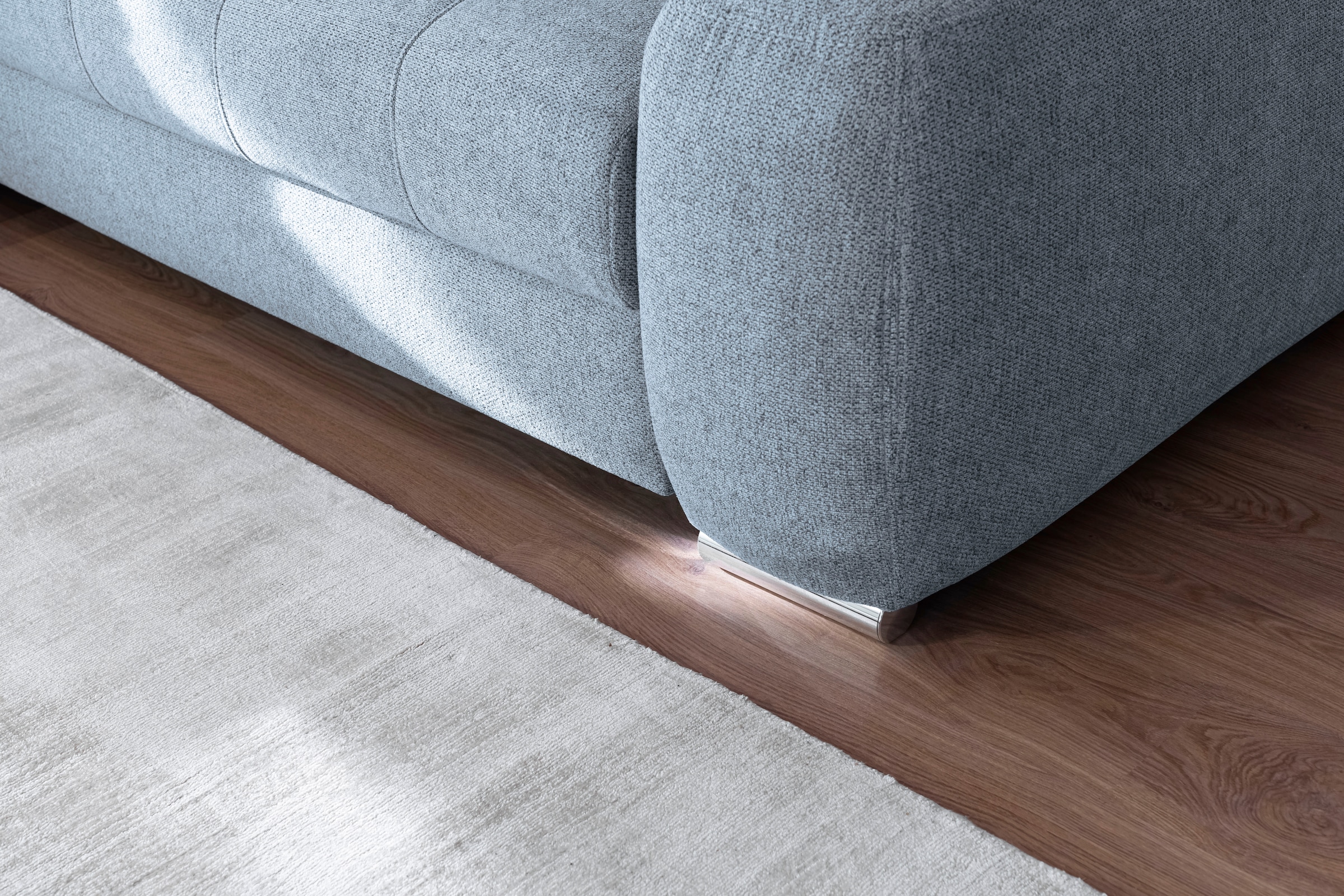 Mr. Couch Canapé d'angle »Mykonos, L-Form, Dauerschläfer« Mit Boxpring-Taschenfederkern